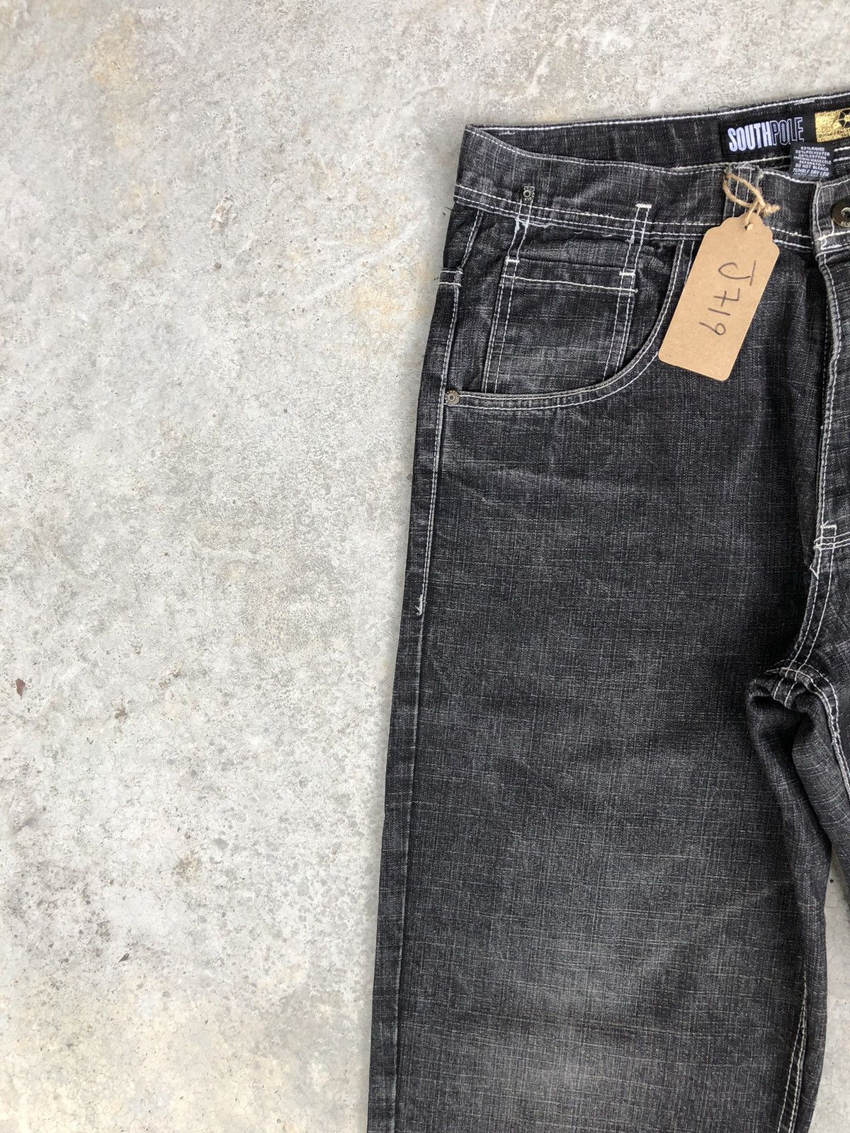Southpole Southpole Baggy Jeans Hip Hop Distressed Jeans Size US 33 - 4 Thumbnail