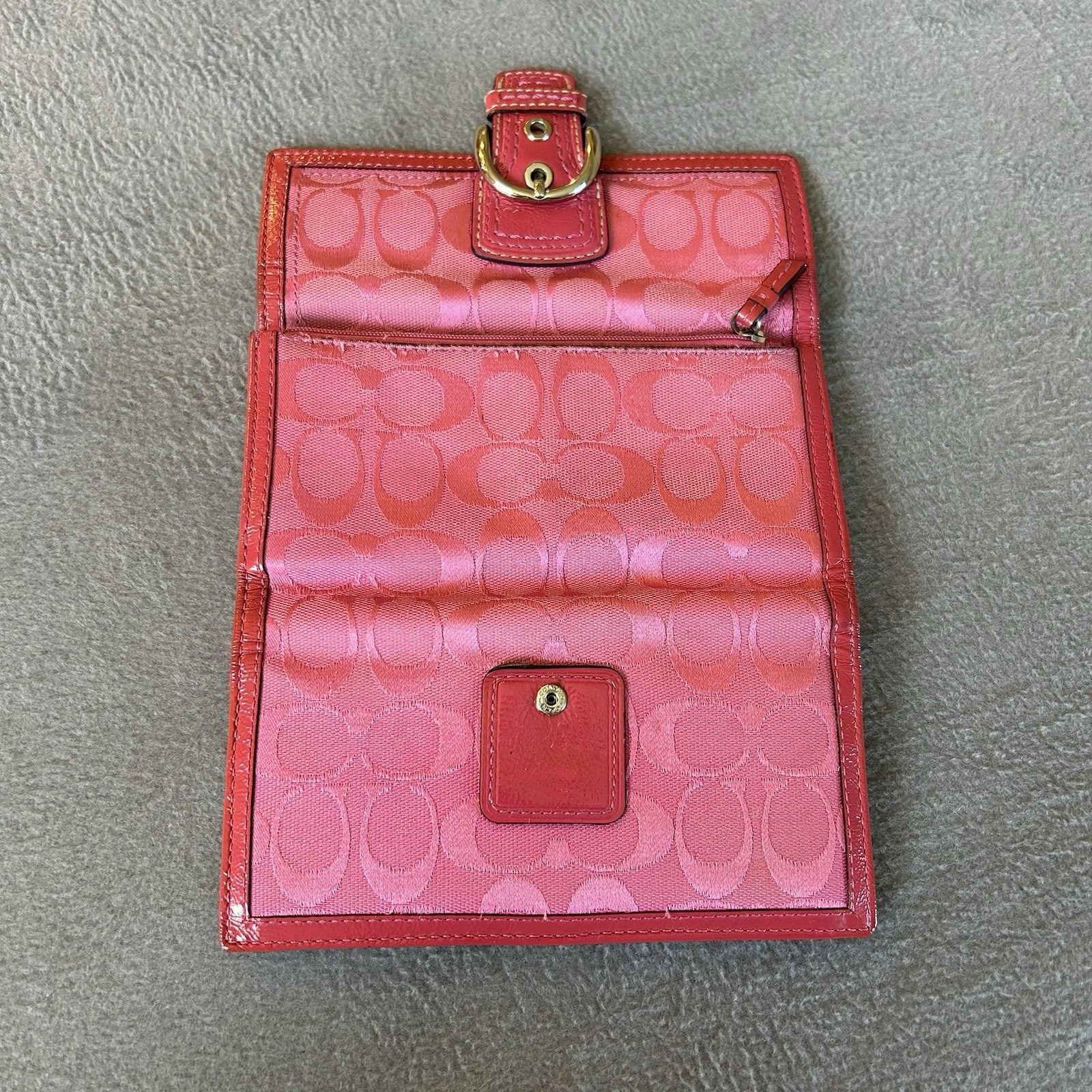Coach COACH Canvas Leather Soho PINK Signature Bi-fold wallet Size ONE SIZE - 5 Thumbnail