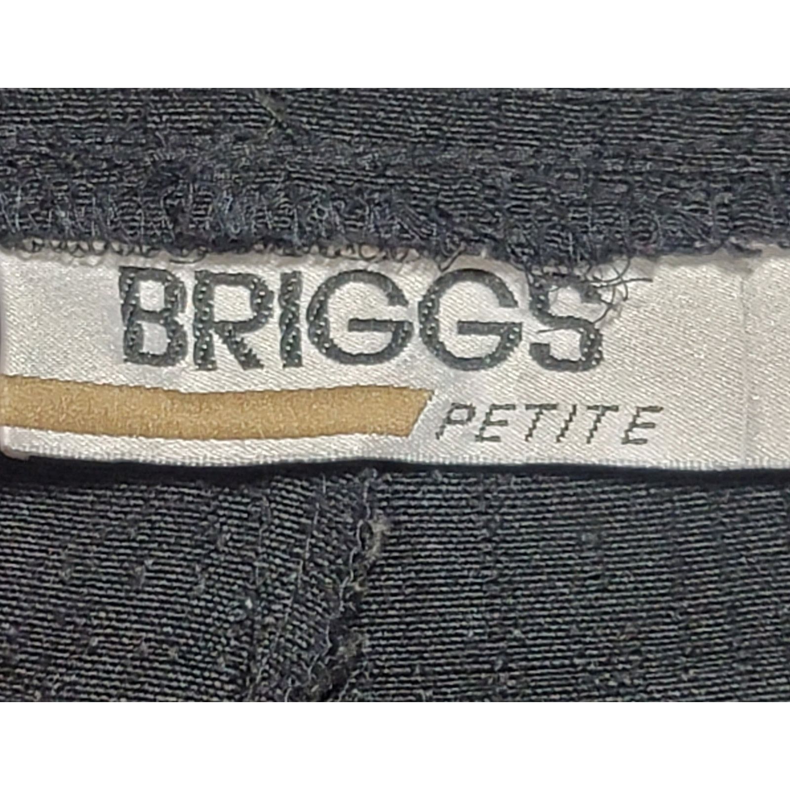 Other Briggs Black Flat Front Pull On Pants 14P Lightweight Size 36" / US 14 / IT 50 - 4 Thumbnail