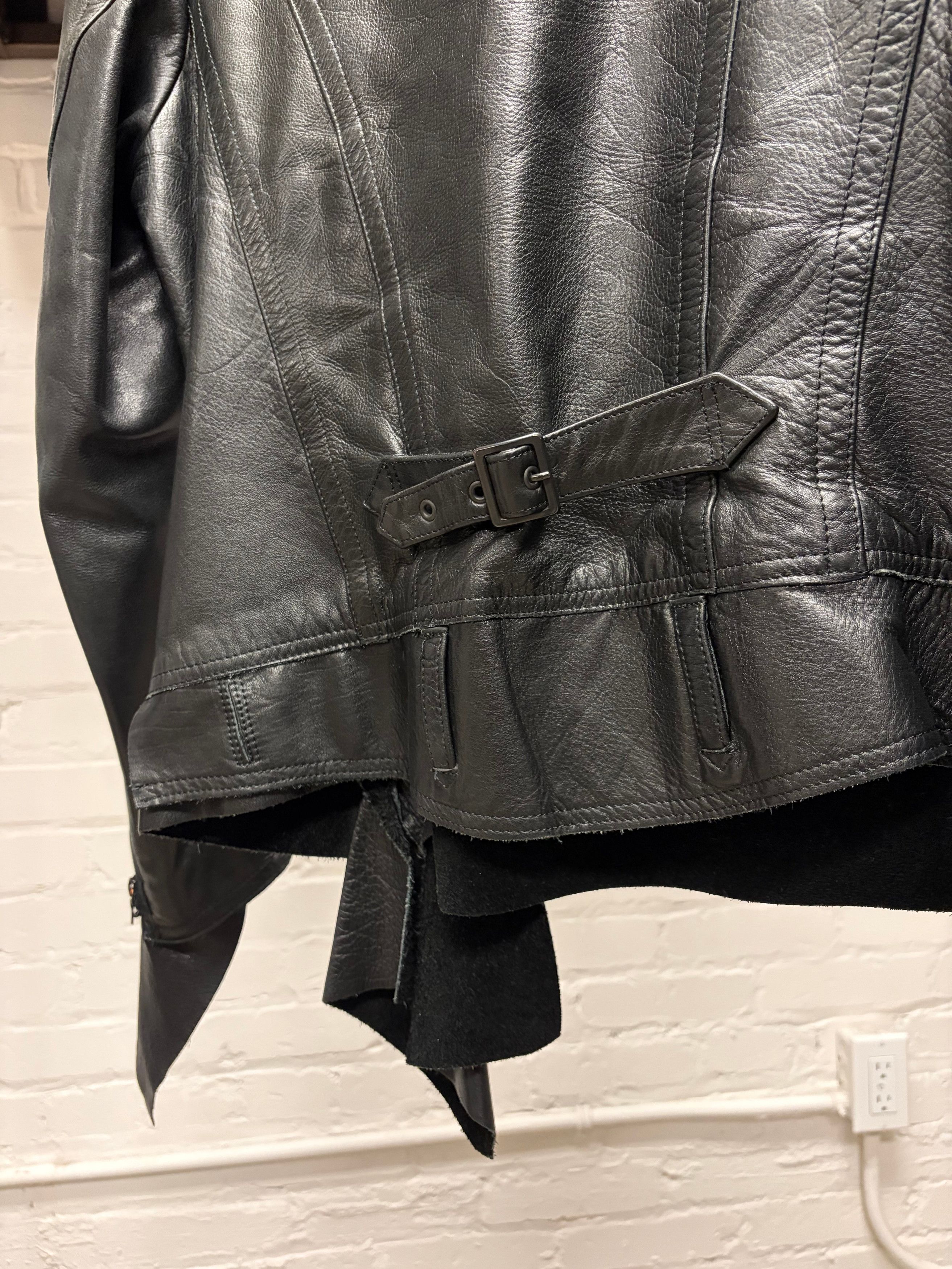 Yohji Yamamoto Yohji Yamamoto ‘Y’s’ Horse Leather Raw Cuff Moto-Jacket Size US M / EU 48-50 / 2 - 5 Thumbnail