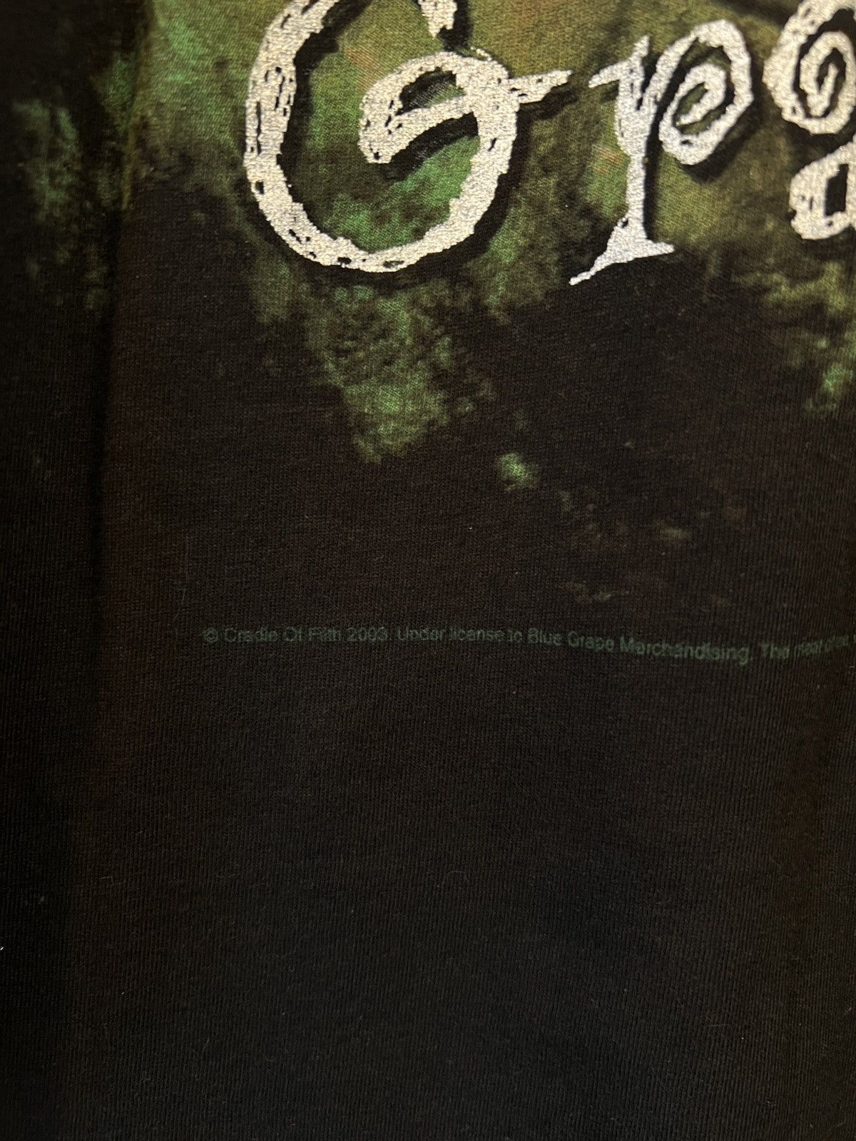 Band Tees 03’ Cradle Of Filth “Smell The Grave” Long Sleeve T Shirt Size US M / EU 48-50 / 2 - 6 Thumbnail