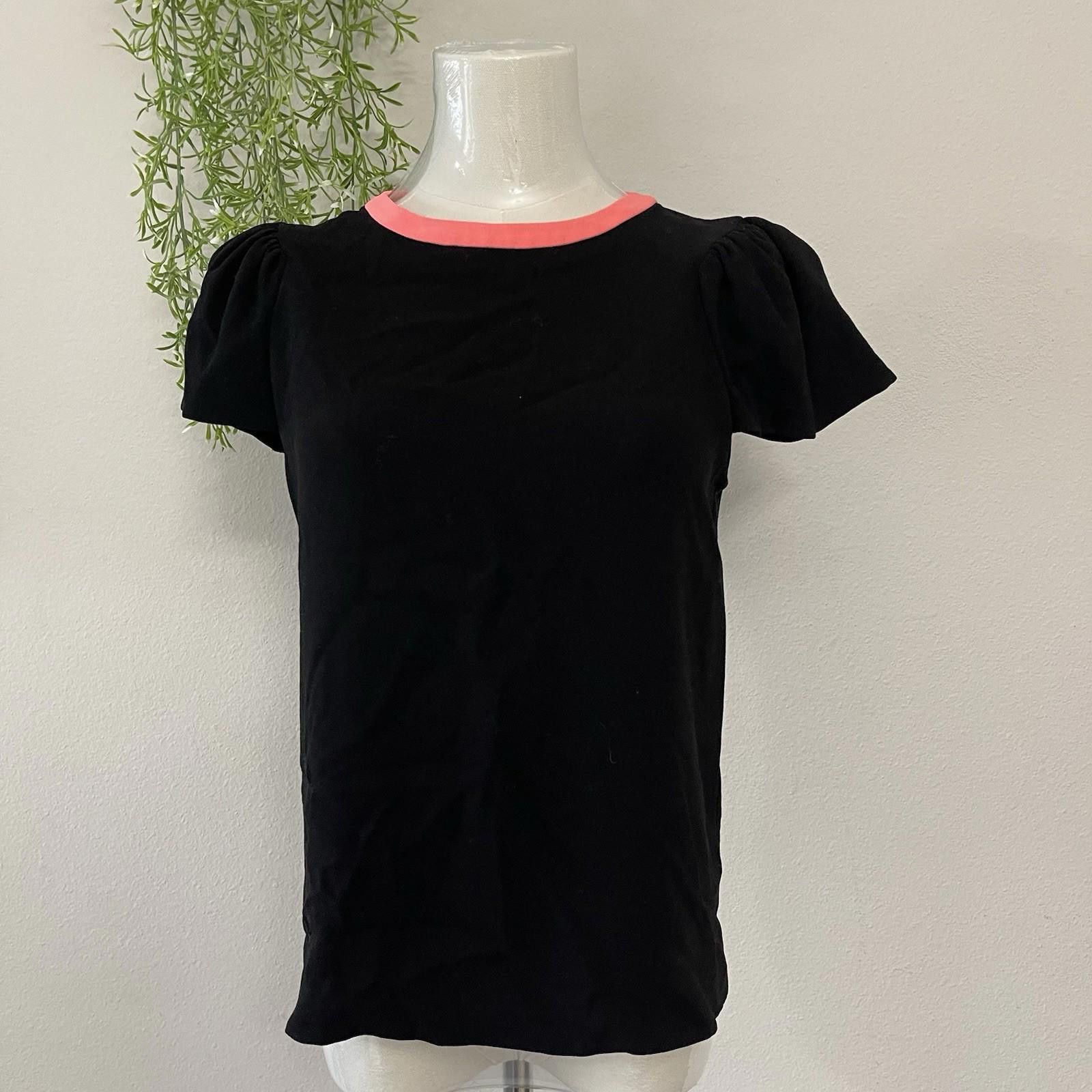 Other Maje Black Ariane Top Size 1 Size XS / US 0-2 / IT 36-38 - 1 Thumbnail