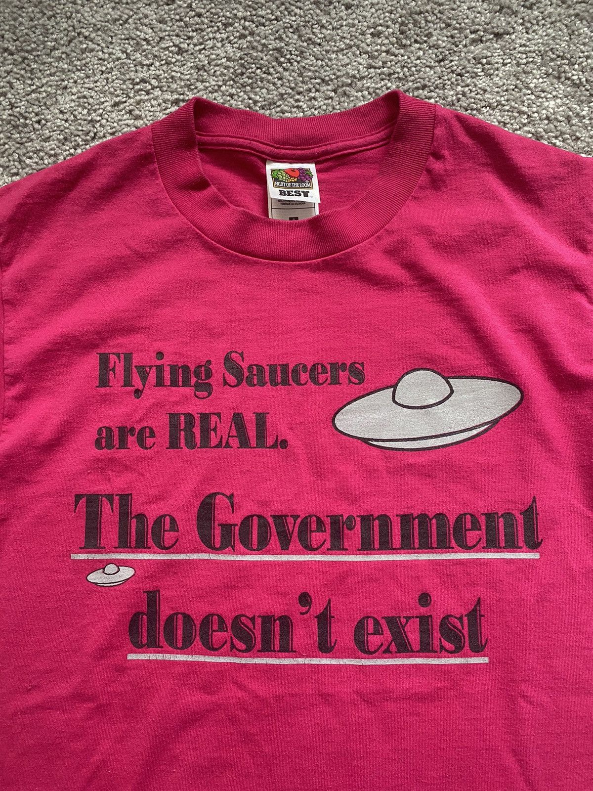 Vintage Vintage UFO Alien Tee Shirt Size US S / EU 44-46 / 1 - 2 Thumbnail