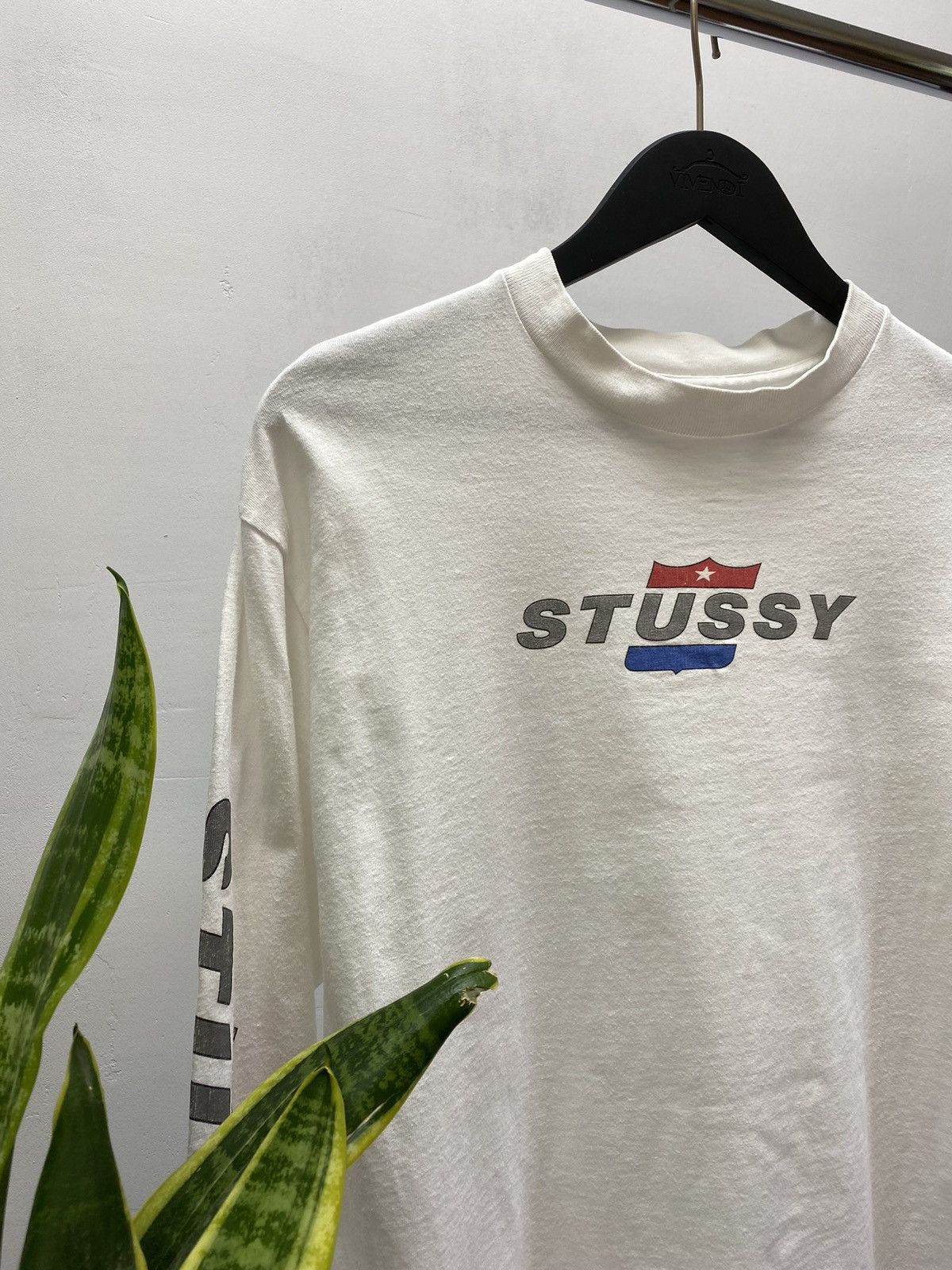 Stussy × Vintage VINTAGE 90s STUSSY LONG SLEEVE T SHIRT MADE IN USA Size US L / EU 52-54 / 3 - 6 Thumbnail