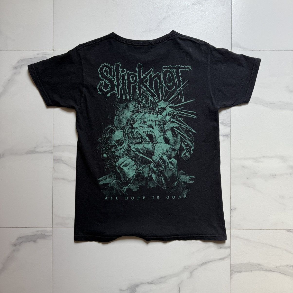 Band Tees × Slipknot × Vintage Vintage Y2K Slipknot All Hope Is Gone T-Shirt Size US M / EU 48-50 / 2 - 3 Thumbnail