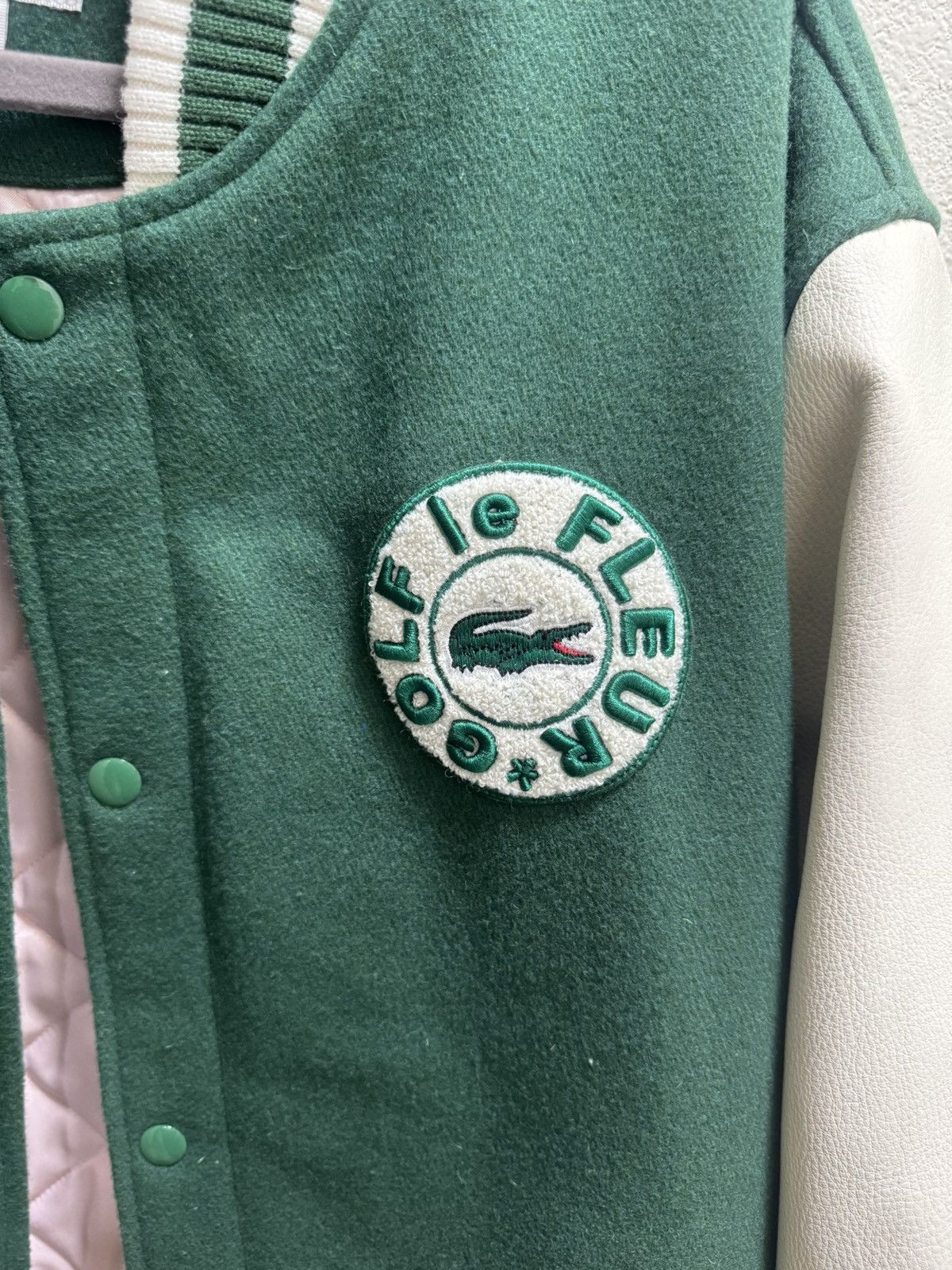 golf le fluer x lacoste スタジャン golf le fluer x lacoste スタジャン