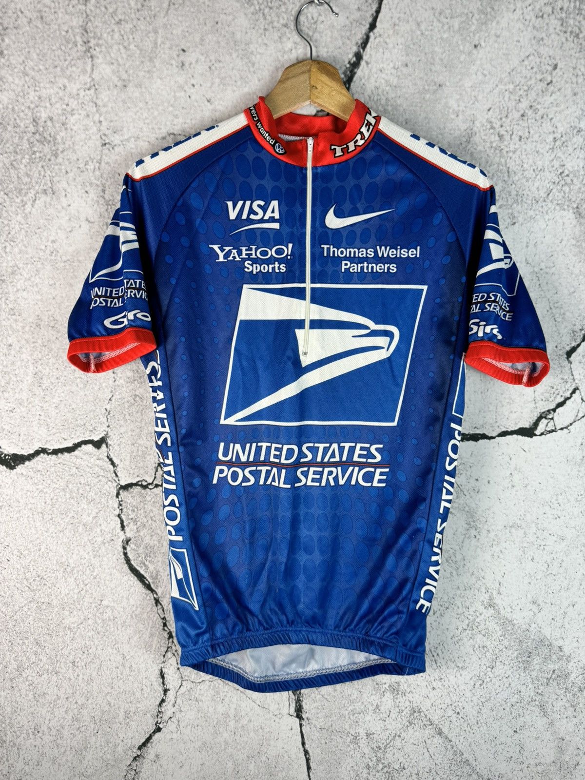 Nike NIKE Postal Service US TREK Subaru Cycling Jersey Bike Size US S / EU 44-46 / 1 - 1 Thumbnail