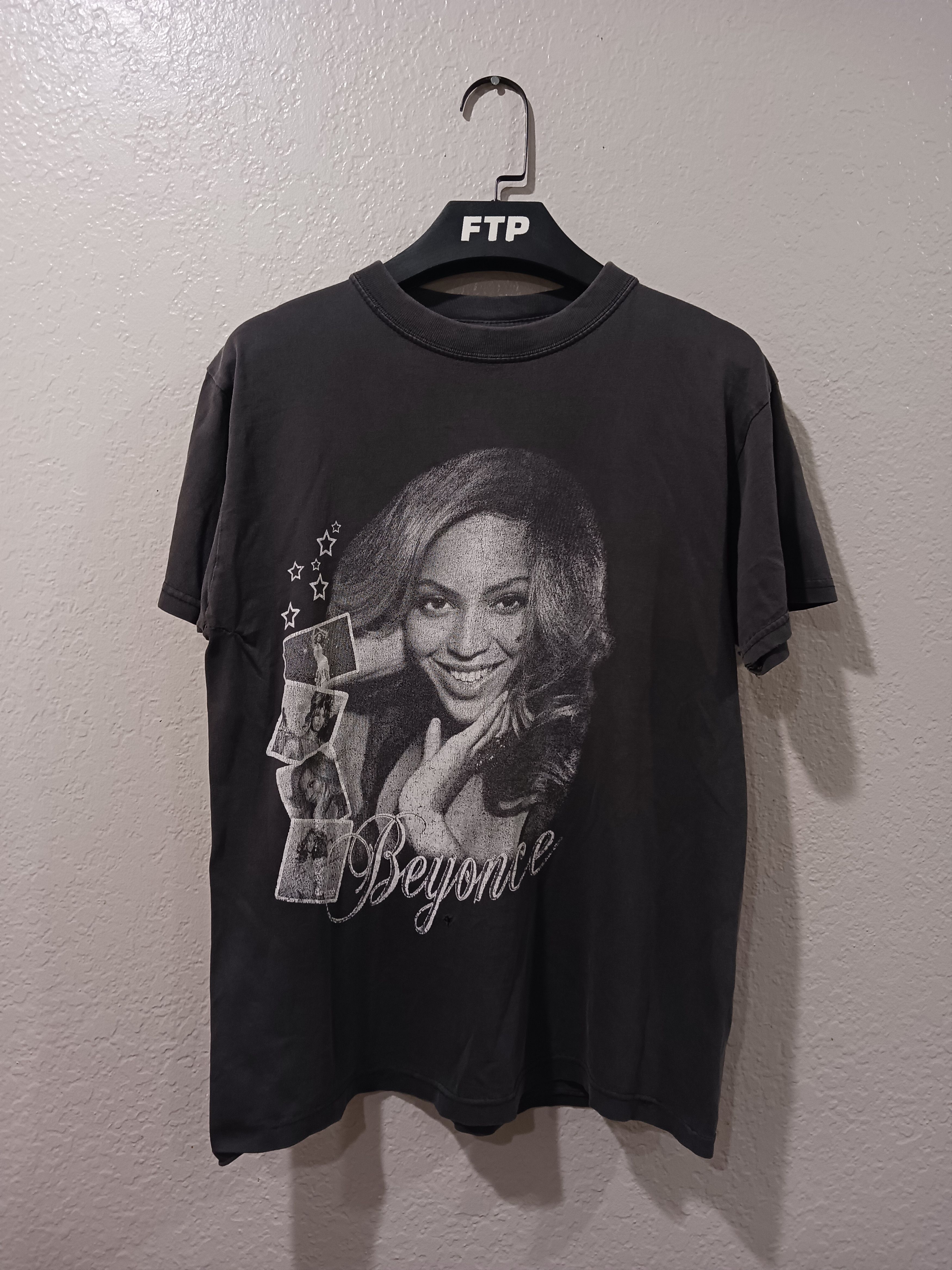 Vintage Beyonce 2000s Vintage Double Side Portrait Graphic Talha Tee ...