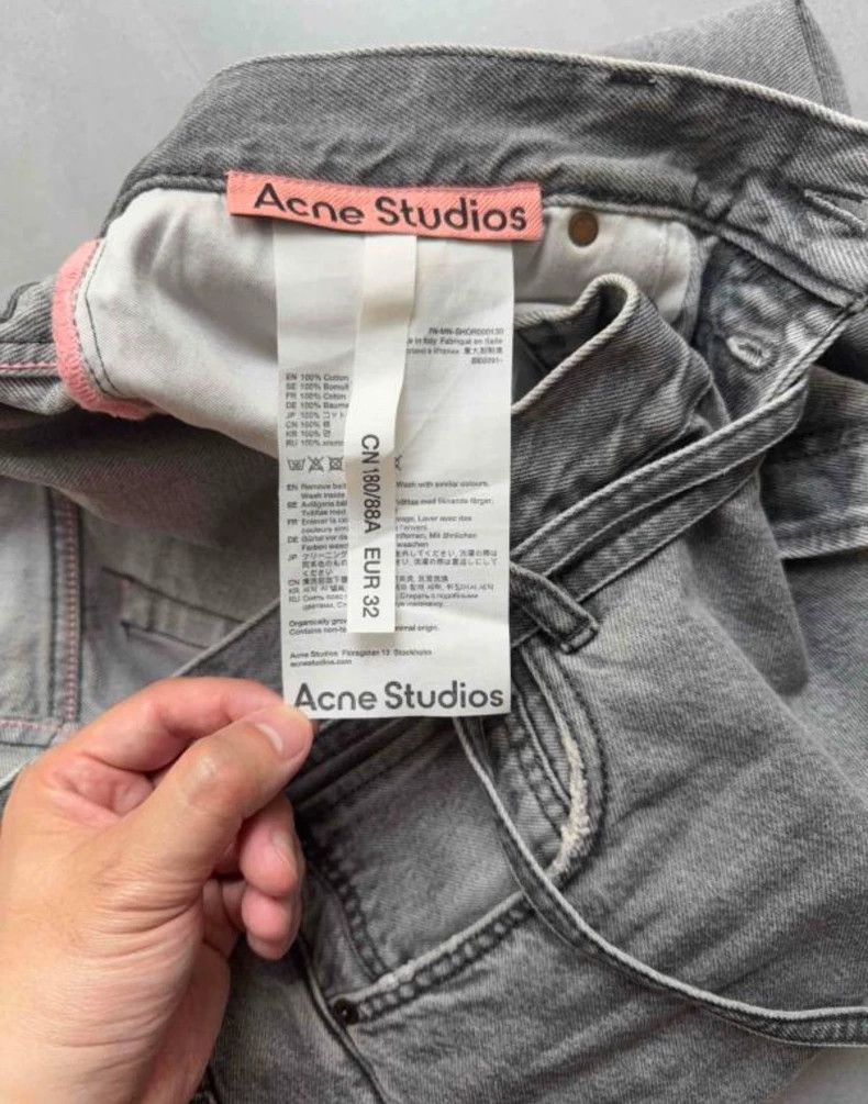 Acne Studios acne studios Gray wide-leg shorts 2506-Nextarrow Size US 32 / EU 48 - 3 Thumbnail