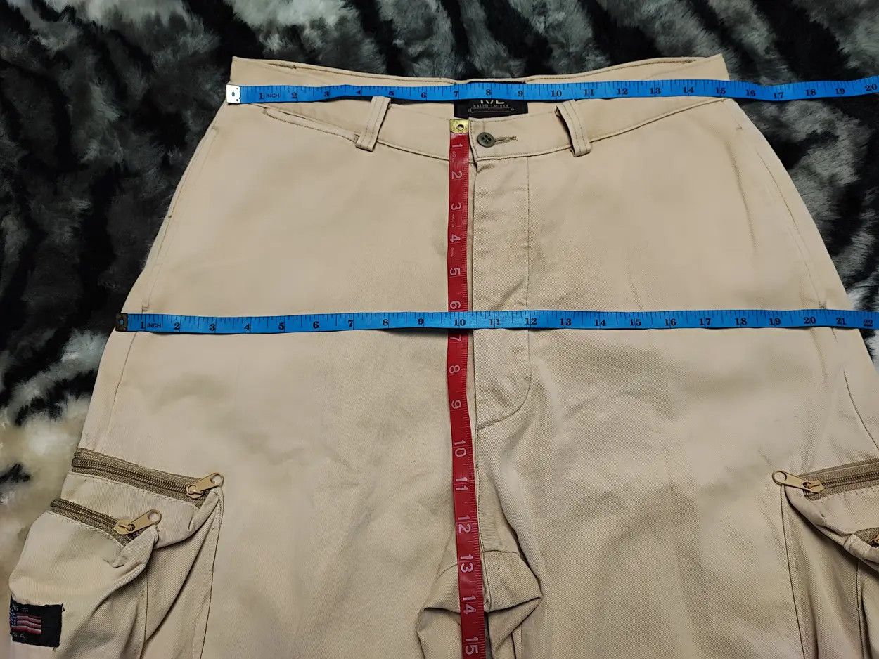 Polo Ralph Lauren Vintage 90 Double RL Ralph Lauren Cargo Shorts Size US 30 / EU 46 - 12 Thumbnail