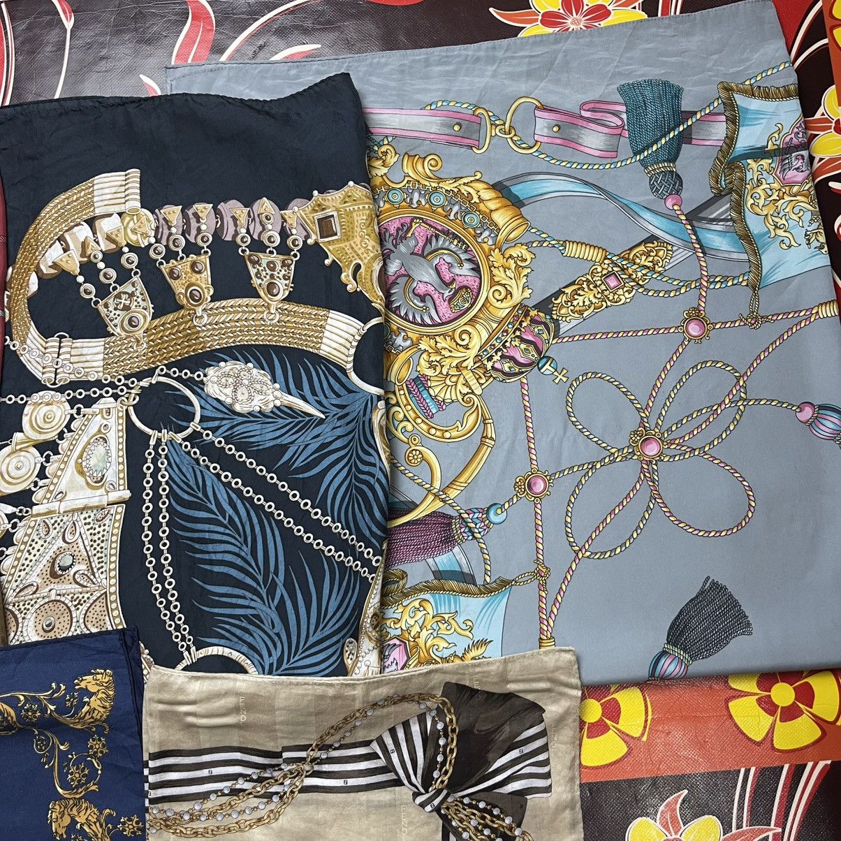 Designer Combo Scarf/Handkerchief Take All Size ONE SIZE - 18 Thumbnail