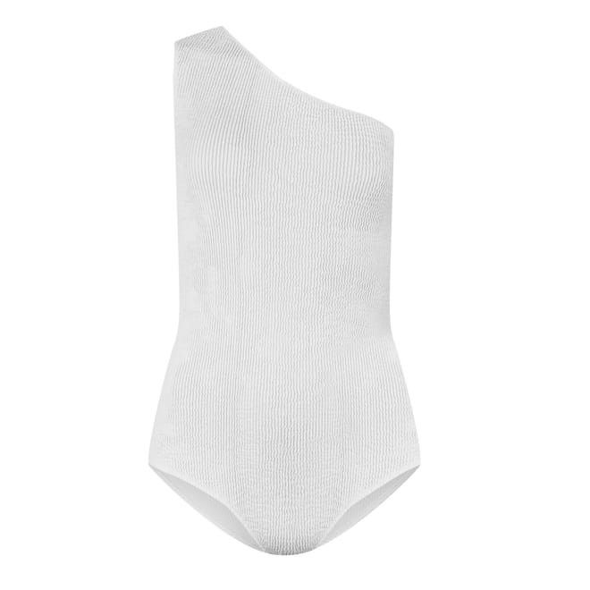 Bottega Veneta Bottega Veneta Bv Swimsuit in White Size L / US 10 / IT 46 - 1 Thumbnail