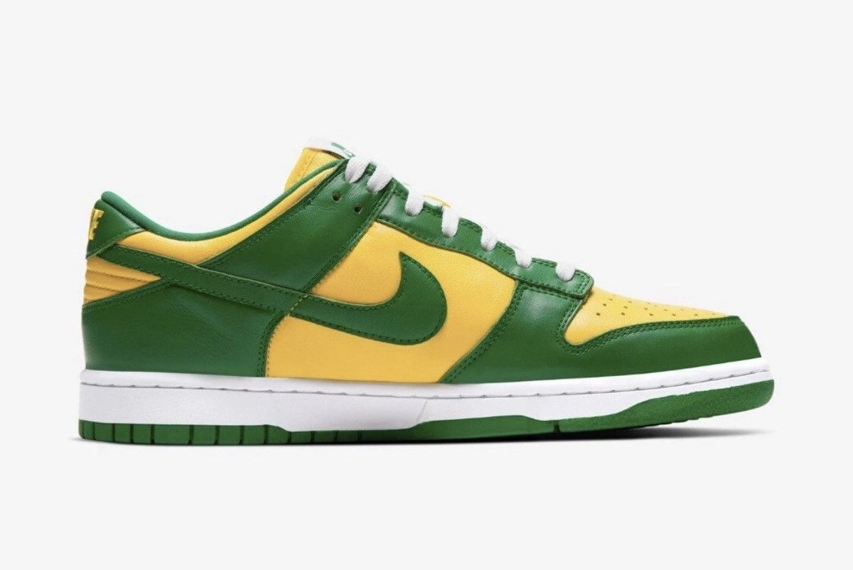 Nike Nike Dunk Low SP Brazil Sz: 9 Size US 9 / EU 42 - 2 Thumbnail
