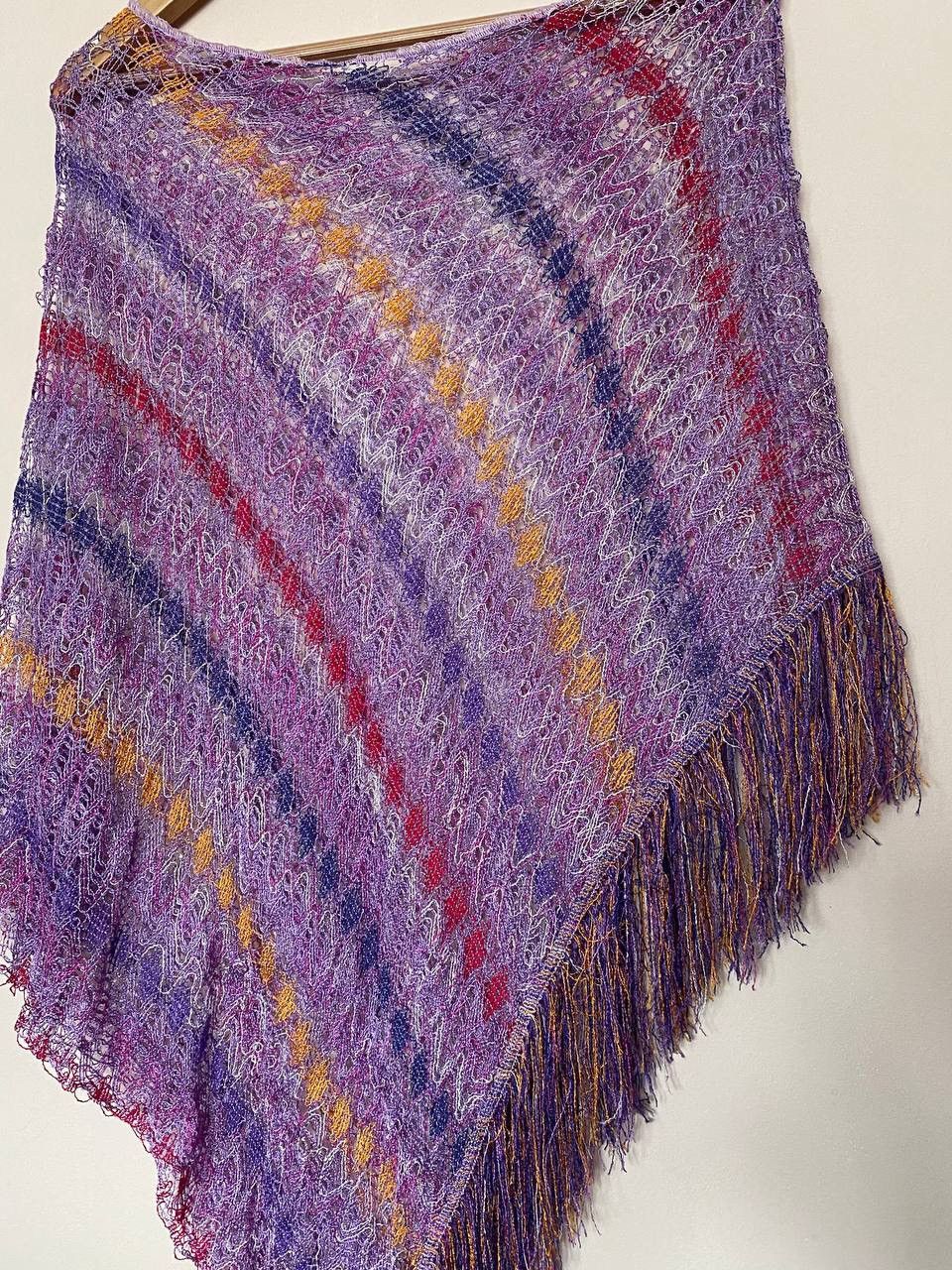 Missoni Vintage Missoni Multicolour Scarf Knitwear Poncho Size ONE SIZE - 8 Thumbnail