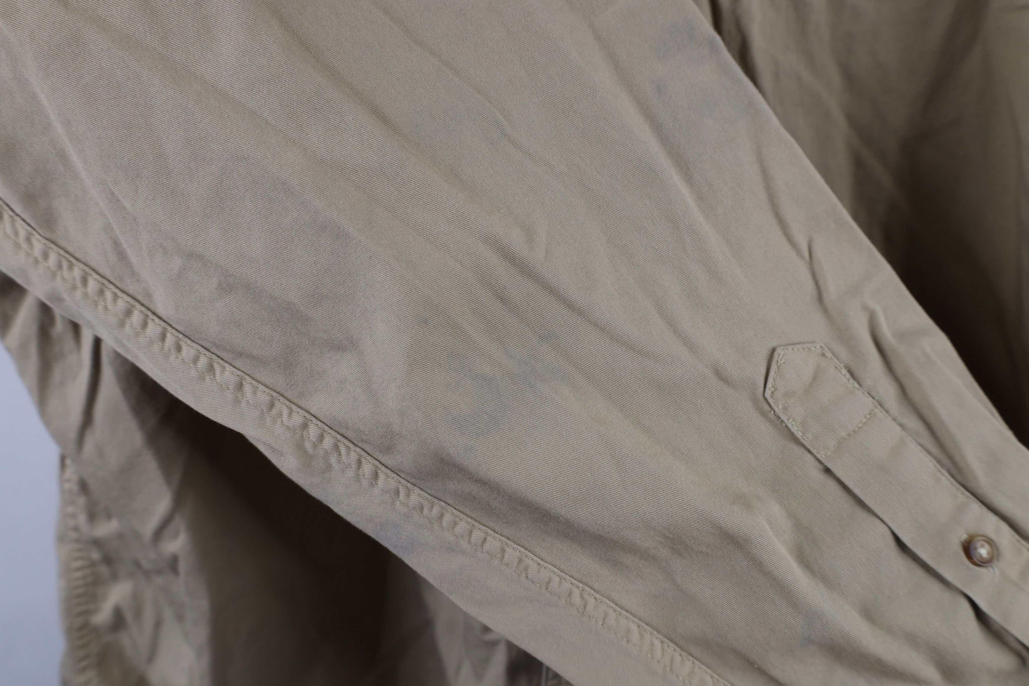 Helly Hansen × Vintage Vintage 90s Helly Hansen Spell Out Button Shirt Beige Size US M / EU 48-50 / 2 - 10 Thumbnail