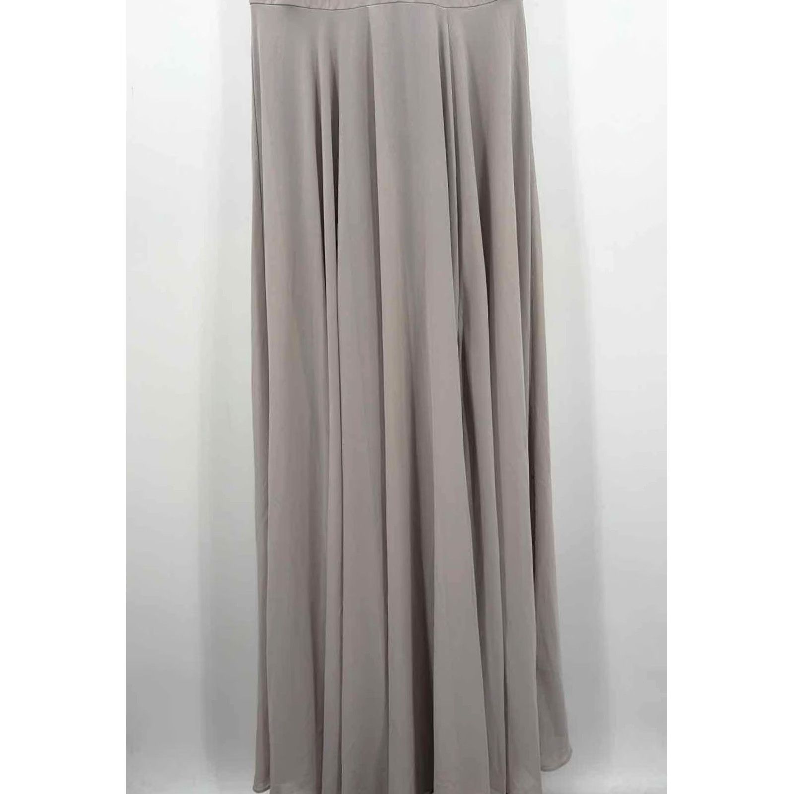 Lulus Pre-Owned Lulus Grey Size Large Maxi Evening Gown Size L / US 10 / IT 46 - 2 Thumbnail