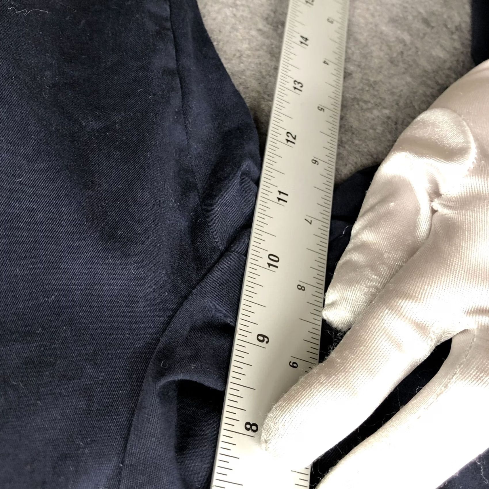 Theory VINTAGE? No. Theory Easy Trouser Classic Chino Pants Womens P SP Navy Blue Pull On Tapered Size 28" / US 6 / IT 42 - 4 Thumbnail