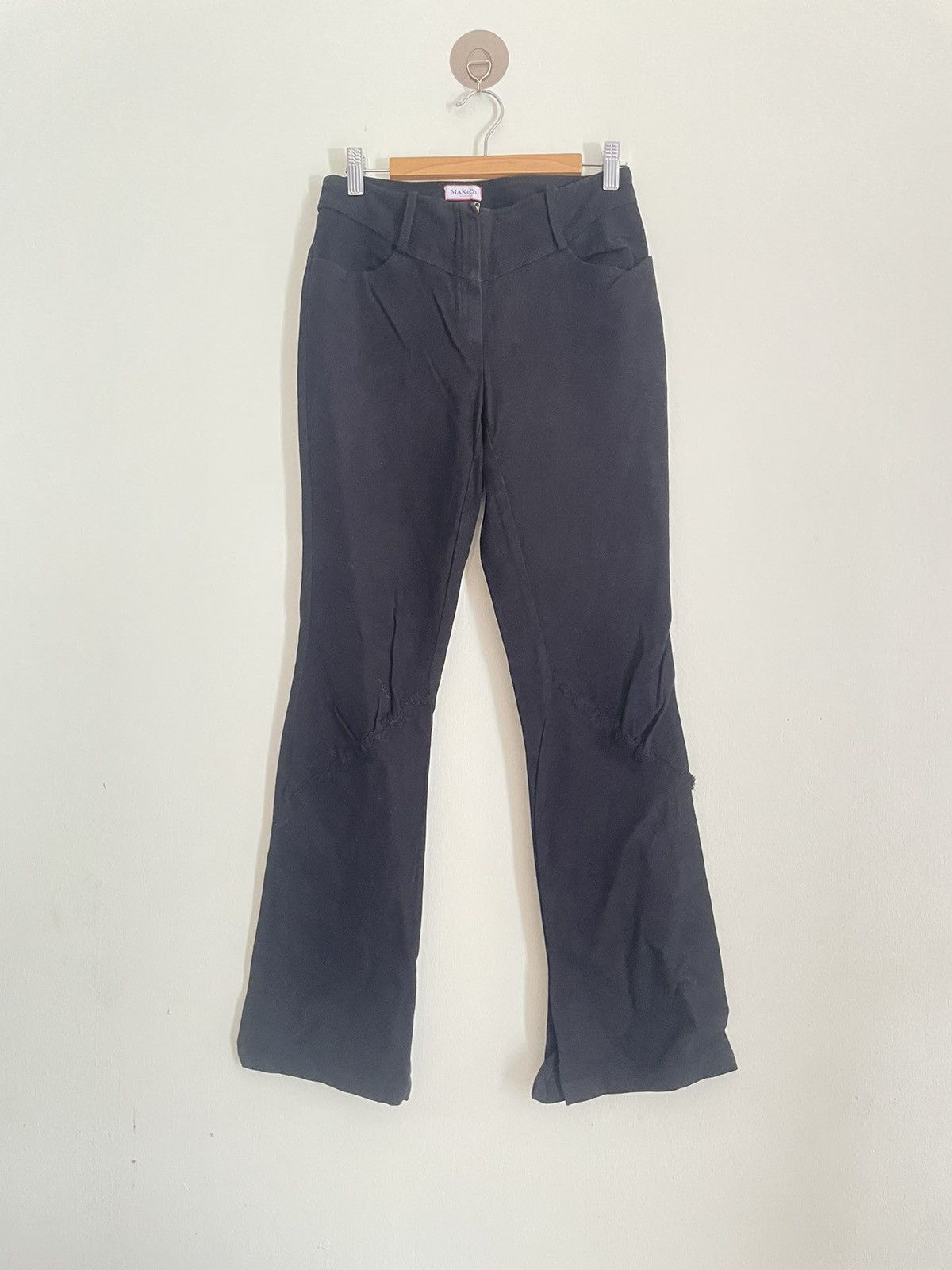 image of Max Co Max & Co. Straight Pants in Black, Women's (Size 26)