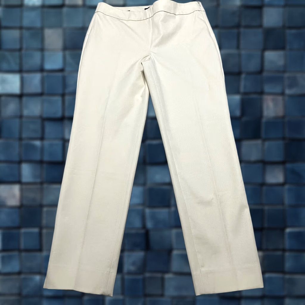 Talbots Talbots Pants Beige Straight Leg 6P Petites Woman Adult Regular Ankle Mul Si— Size 30" / US 8 / IT 44 - 1 Thumbnail