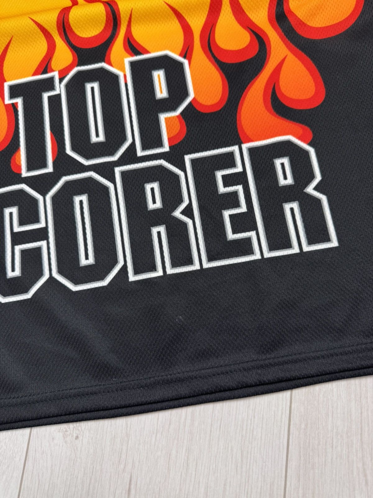 NHL Swiss Ice Hockey Top Scorer Flame 3/4 Sleeve Jersey Shirt Size US S / EU 44-46 / 1 - 10 Thumbnail