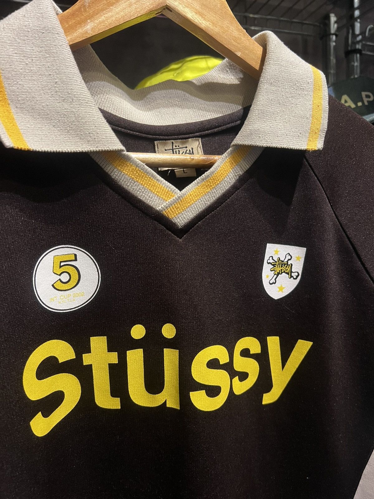 Stussy Vtg 2002 Stussy International Soccer Jersey Size US L / EU 52-54 / 3 - 2 Thumbnail