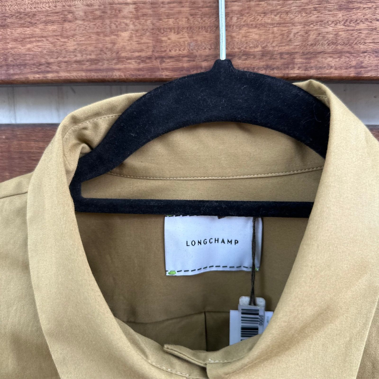 Longchamp Longchamp Popelin Blouse Shirt in Olive Size S / US 4 / IT 40 - 4 Thumbnail