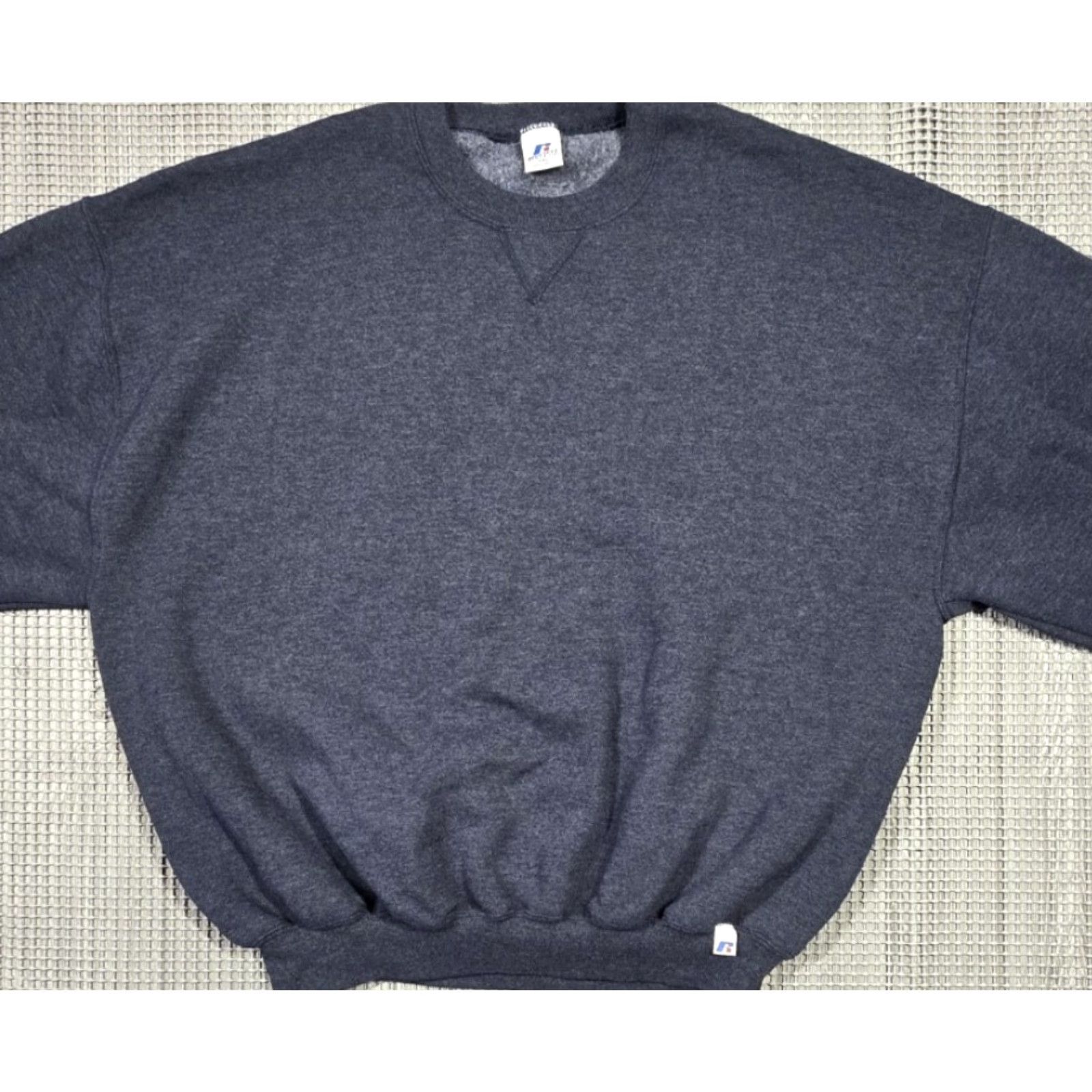 Russell Athletic VINTAGE Russell Athletic Sweatshirt Crew Neck Long Sleeve Mens 2XL Blue Heather crewneck 90s Logo Size US XXL / EU 58 / 5 - 3 Thumbnail