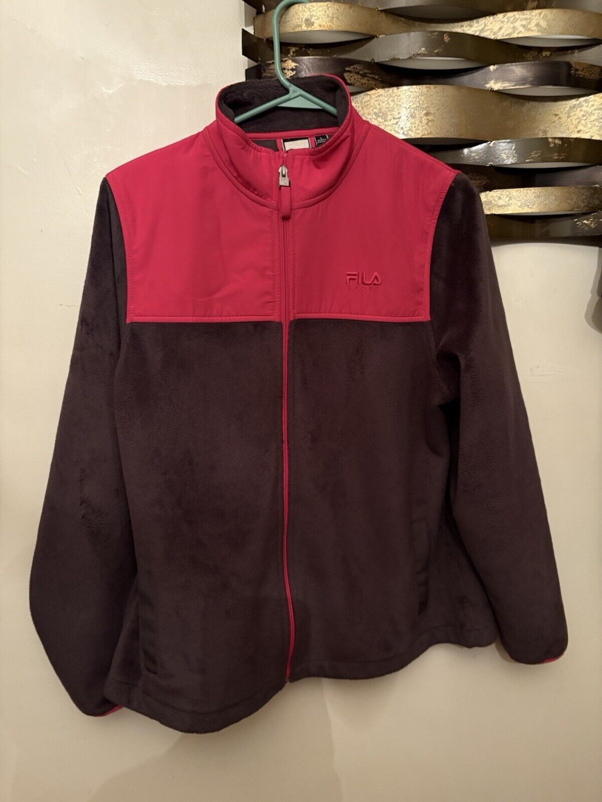 Fila Fill Zip Fleece Jacket Size L / US 10 / IT 46 - 1 Thumbnail