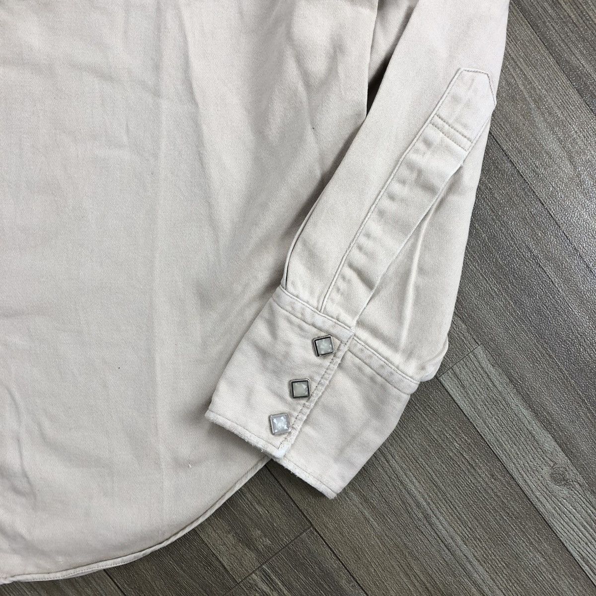 Japanese Brand × Sugar Cane × Toyo Enterprises 1990s Sugar Cane Toyo Enterprise Chambray Western Shirt Size US M / EU 48-50 / 2 - 9 Thumbnail