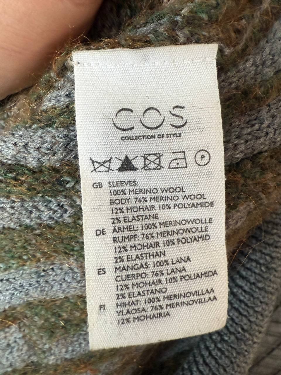Cos Cos Wool Sweater Pixel Pattern Size S\M Size US S / EU 44-46 / 1 - 4 Thumbnail