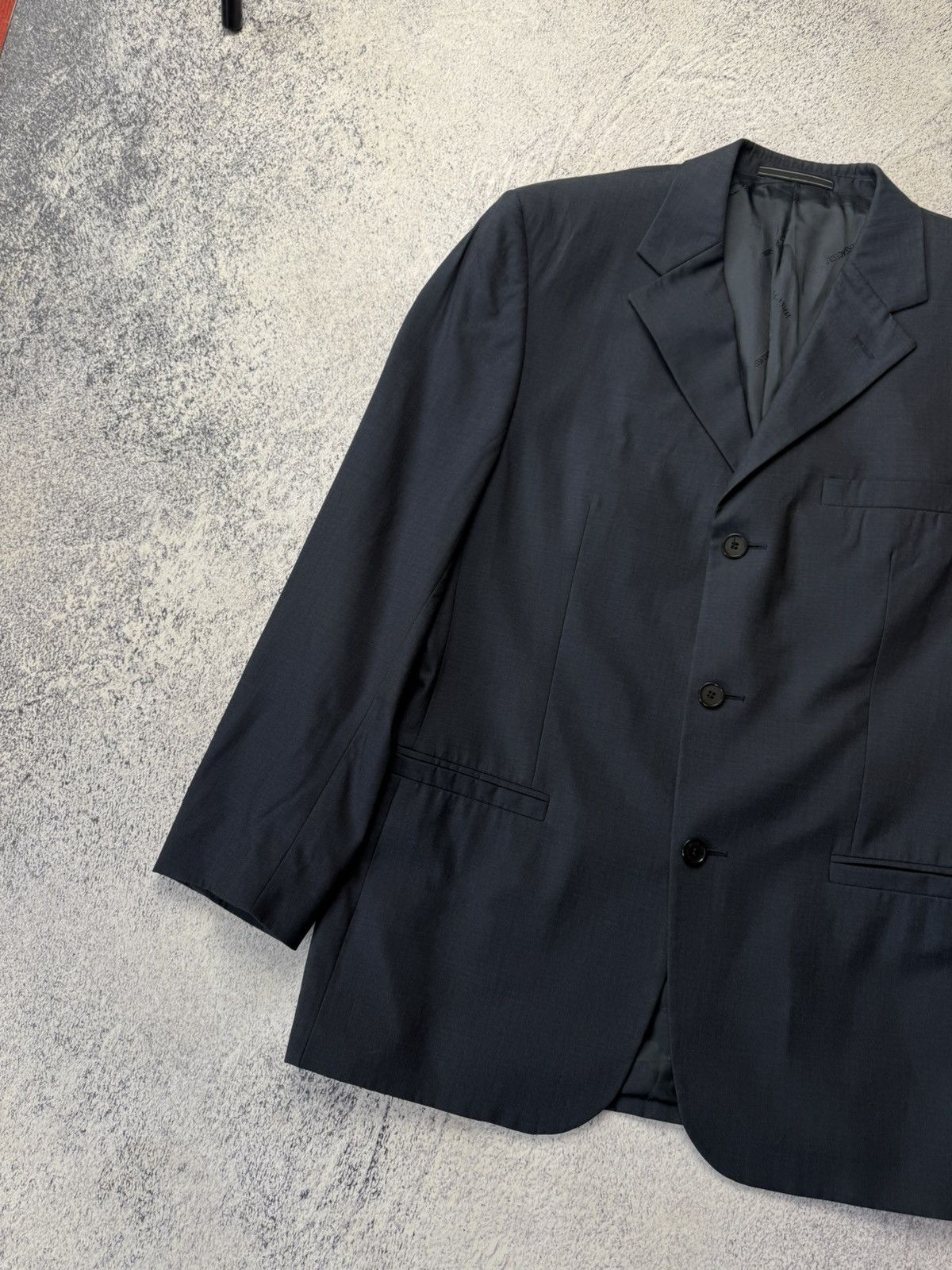 Vintage Vintage Versace Classic Black Blazer Luxury Y2K Size 48R - 6 Thumbnail