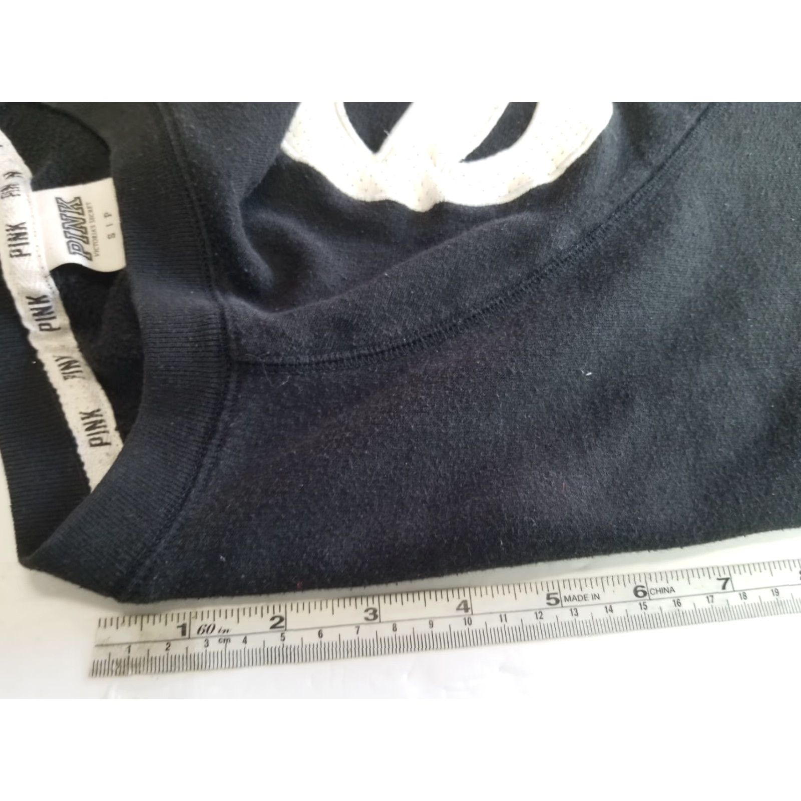 Vintage Pink Victoria's Secret Womens Black Pullover Sweatshirt Long Sleeve Small Size Ladies Regular Logo Sports Activewear Size S / US 4 / IT 40 - 7 Thumbnail