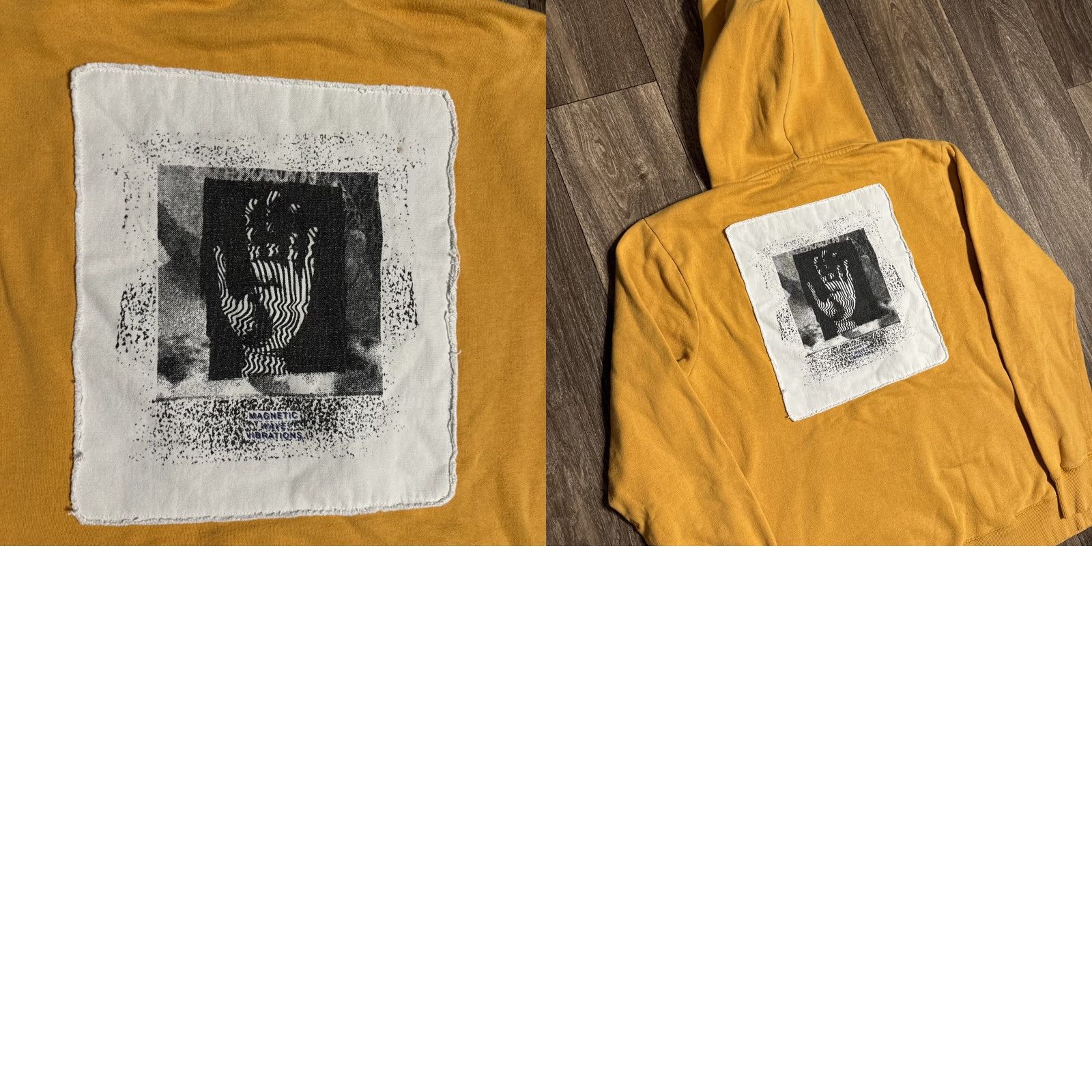 Volcom VINTAGE Volcom Magnetic Wave Operations Double Sided Yellow Hoodie Sweatshirt Mens M Yellow Pullover Skate Surf 90s Size US M / EU 48-50 / 2 - 8 Thumbnail