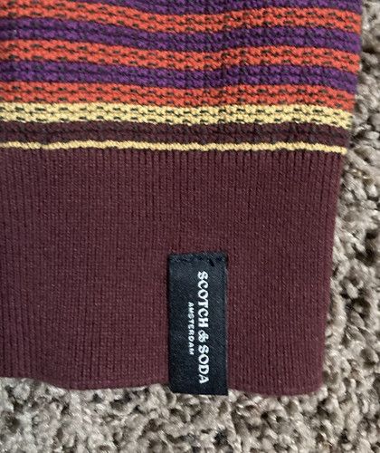 Designer × Scotch & Soda × Vintage Scotch & Soda Structured Knit Organic Cotton Polo Mens Small Size US S / EU 44-46 / 1 - 15 Thumbnail