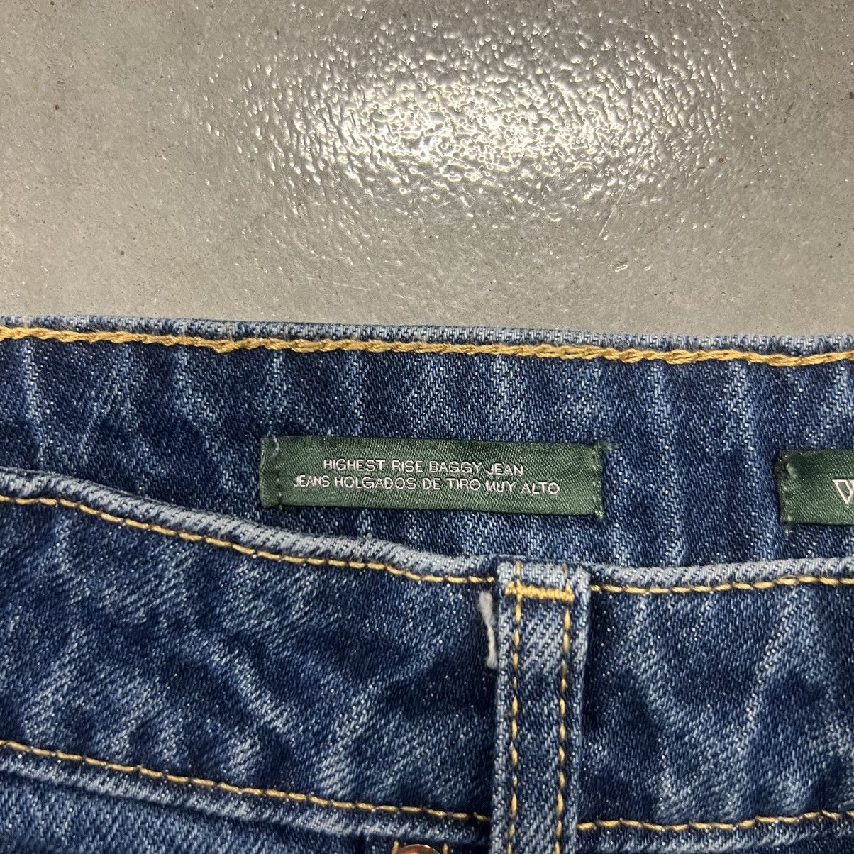 Japanese Brand × Vintage Crazy Vintage Baggy High rise Distressed Ripped Denim jeans Size 26" / US 2 / IT 38 - 6 Thumbnail
