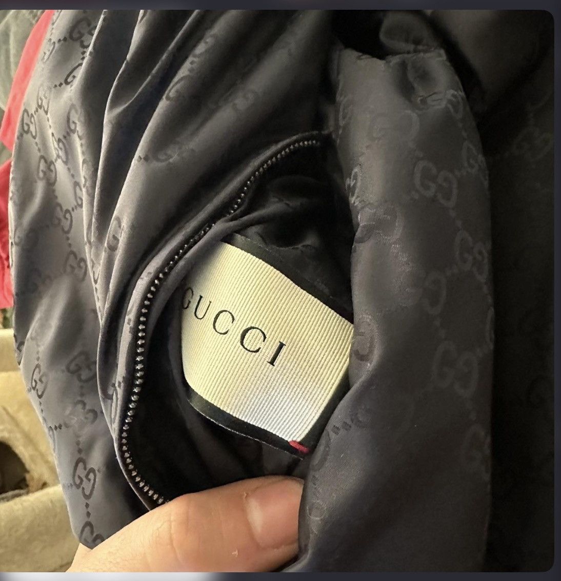 Gucci Gucci Reversible Bomber Red/Black Large Size US L / EU 52-54 / 3 - 4 Thumbnail