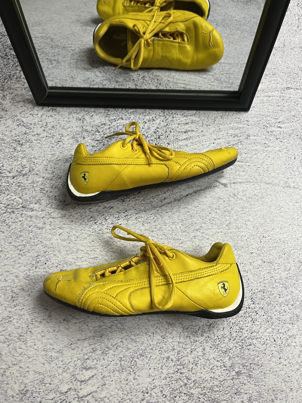 Puma ferrari inflection sneakers yellow hotsell