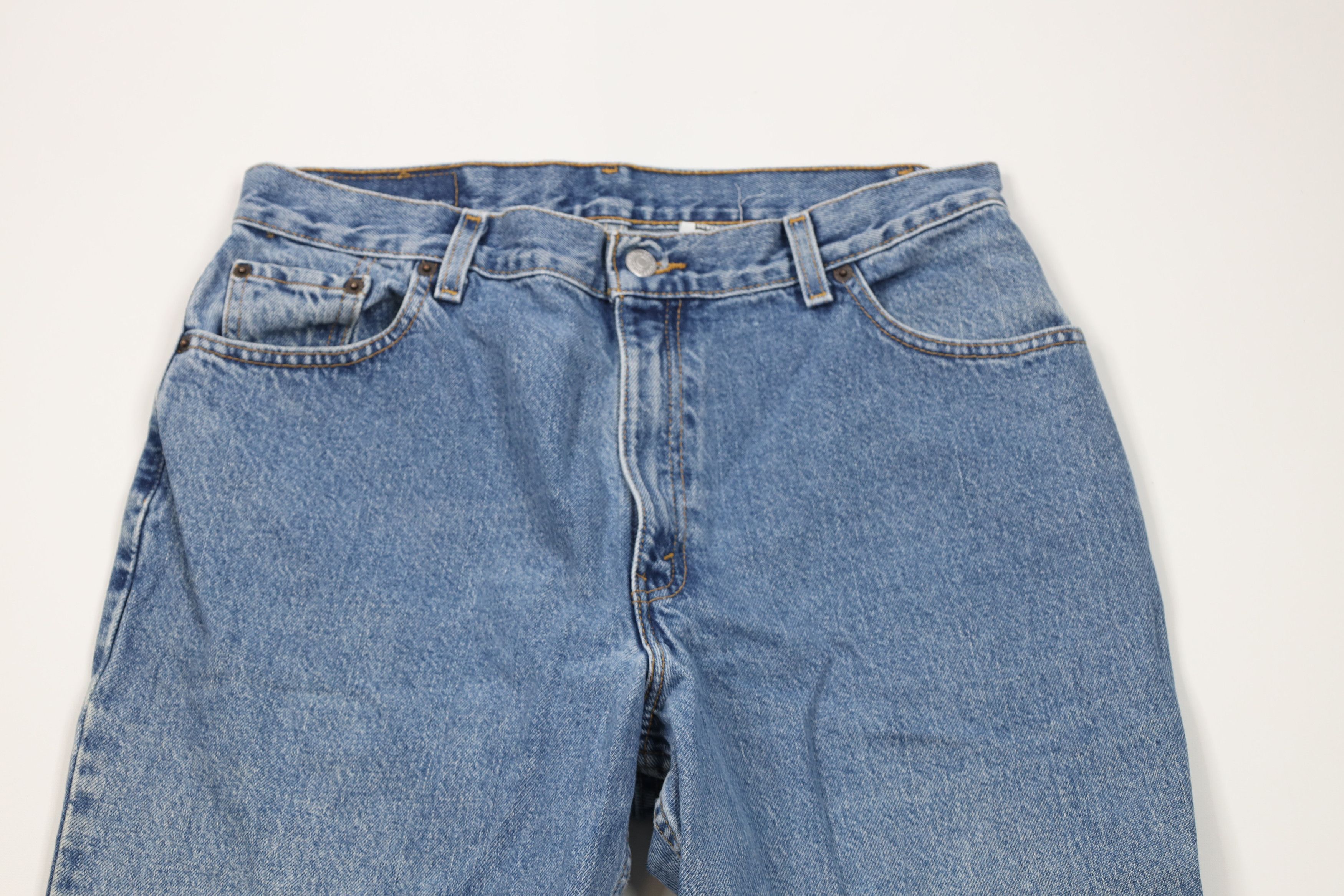 Levi's × Vintage Vintage Y2K 2002 Levis 550 Relaxed Fit Tapered Leg Jeans Size 36" / US 14 / IT 50 - 2 Thumbnail