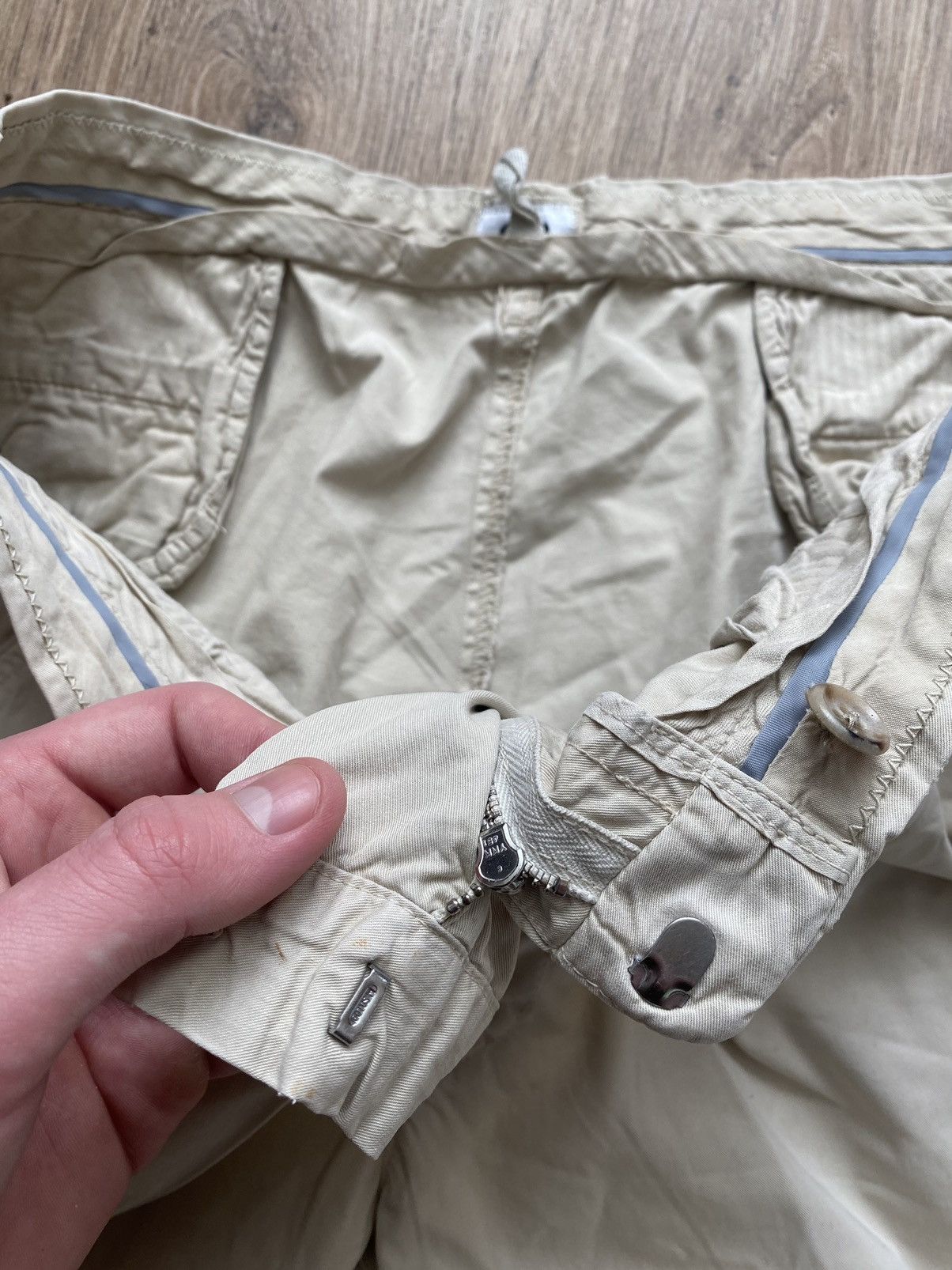C.P. Company × Vintage Vintage C.P. Company by Massimo Osti baggy beige pants Size US 38 / EU 54 - 4 Thumbnail