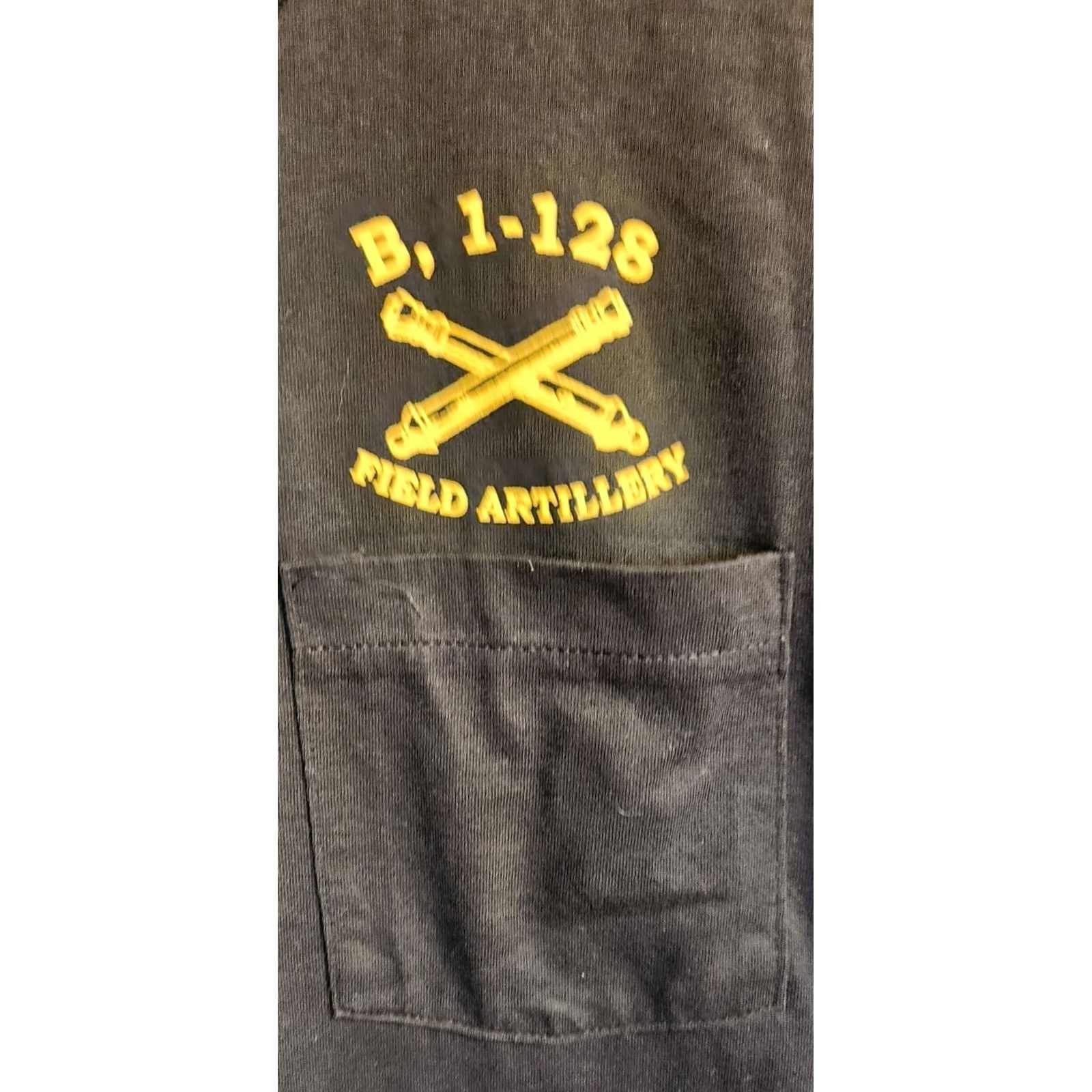 Fruit Of The Loom VINTAGE Fruit of the Loom T-Shirt Men’s XL Black Pocket Tee 90s Army Military Retro Grunge USA Classic Size US XL / EU 56 / 4 - 6 Thumbnail