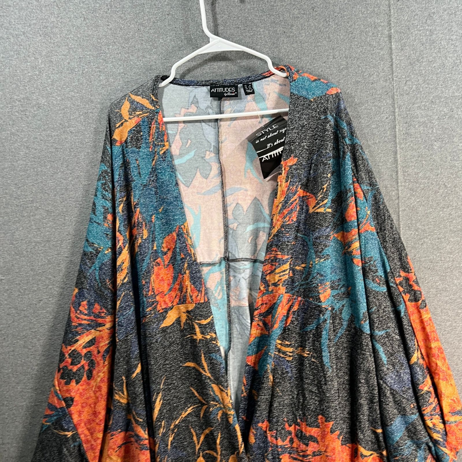 Other Attitudes by Renee Global Illusions Casknit Cocoon Size XL / US 12-14 / IT 48-50 - 7 Thumbnail