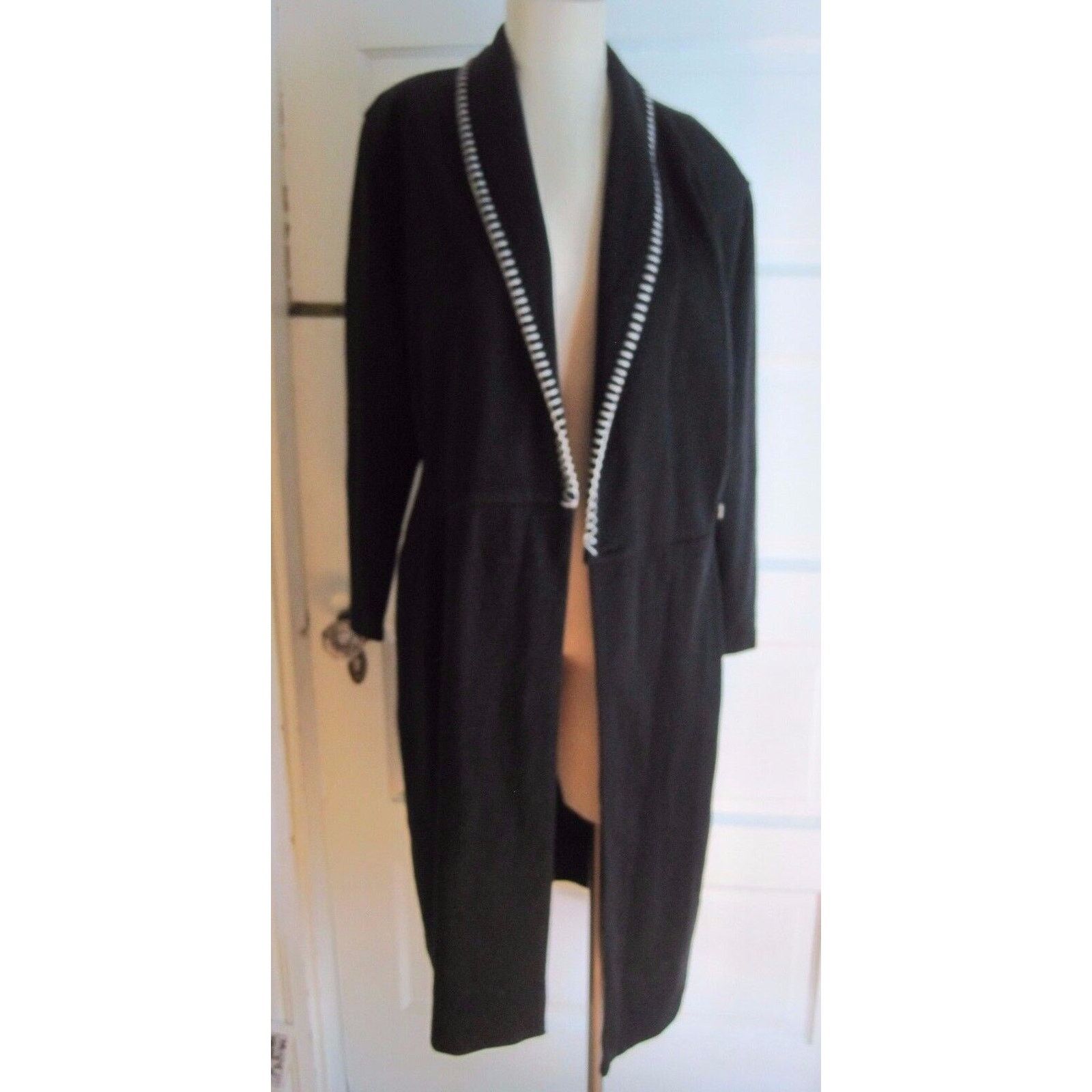 Vintage Beechers Brook Jersey Knit Shawl Collar Wrap dress 8 Canada Size M / US 6-8 / IT 42-44 - 5 Thumbnail