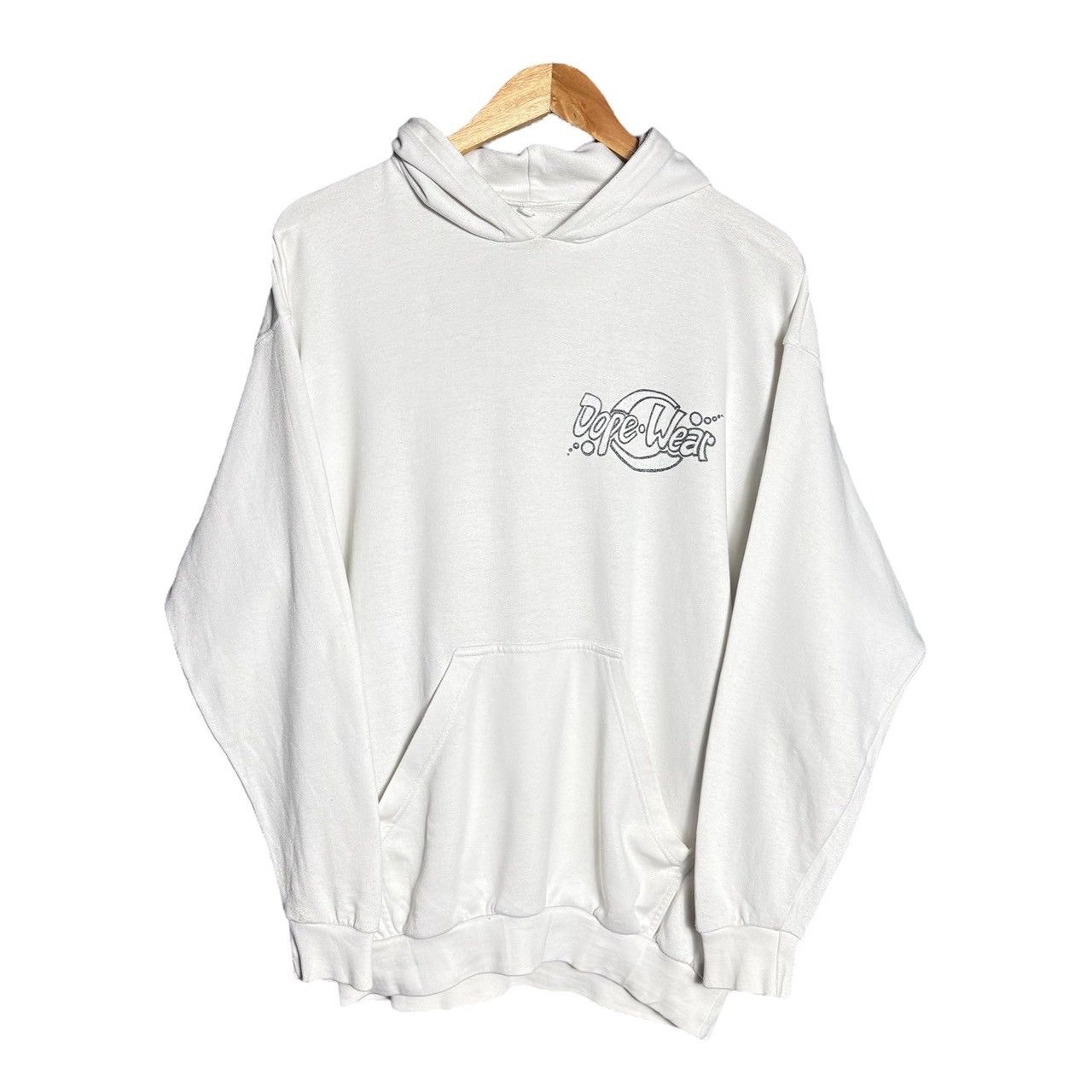 Vintage Vintage 90s Dope Wear Bong Stoner Skateboard Hoodie Size US XL / EU 56 / 4 - 2 Thumbnail