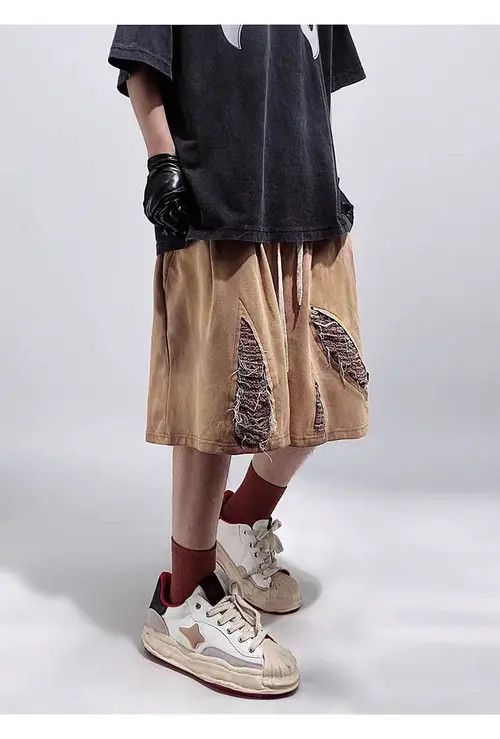 VIBE Vintage High Street Hip Hop Loose Fit Denim Shorts Size US 31 - 2 Thumbnail
