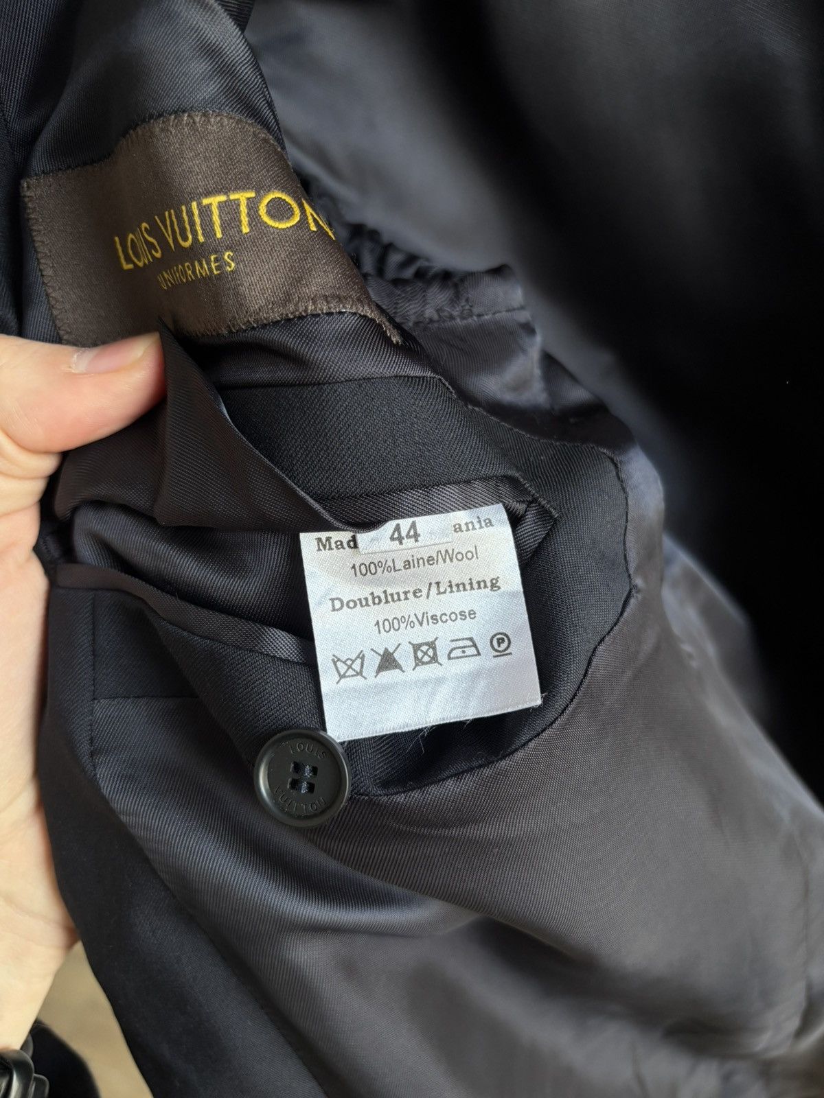 Louis Vuitton Louis Vuitton Uniforms Wool Blazer Size 44R - 9 Thumbnail
