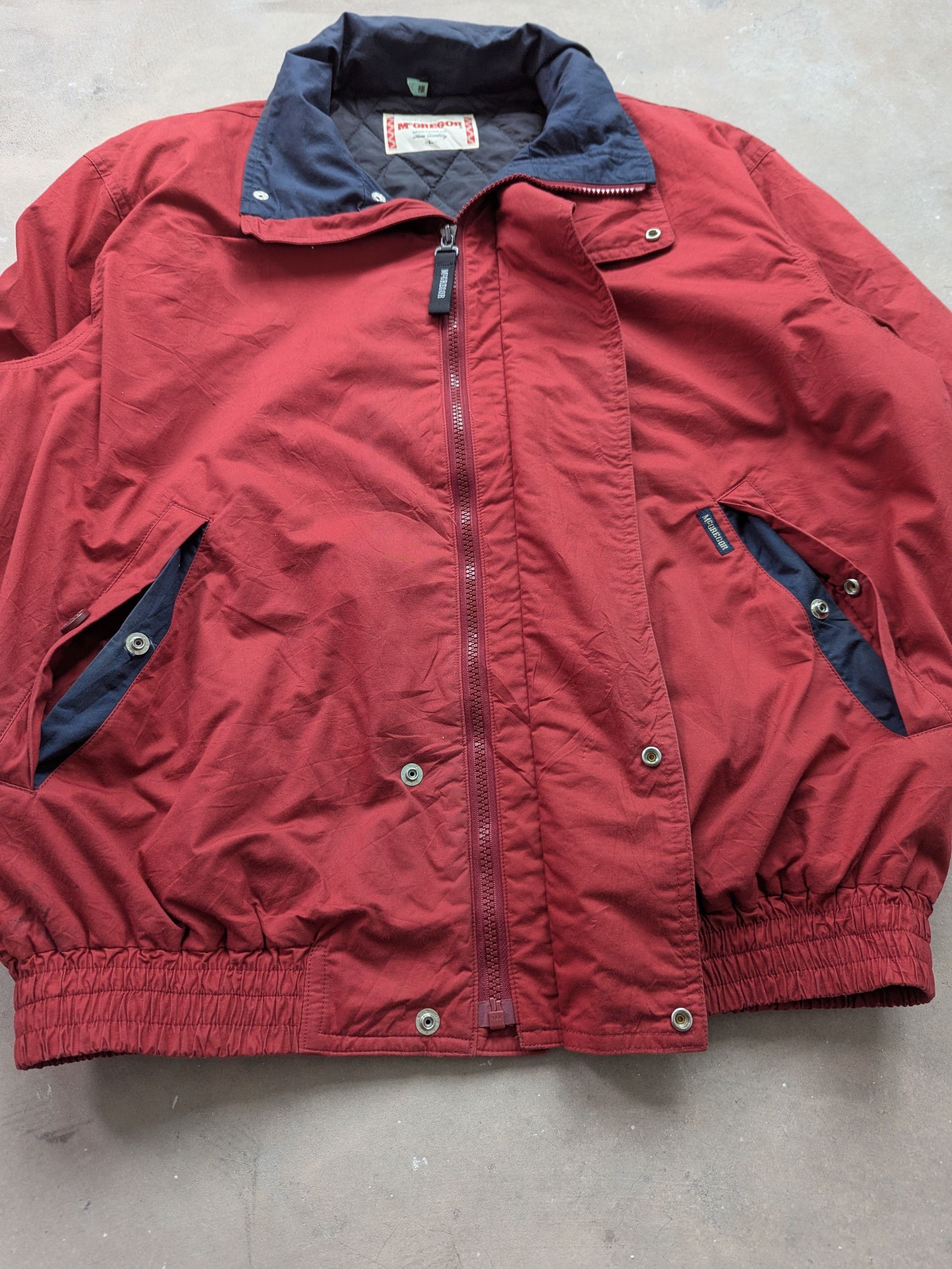 Japanese Brand × McGregor × Vintage Vintage 1990s McGregor Bomber Jacket Hooded Size US L / EU 52-54 / 3 - 10 Thumbnail