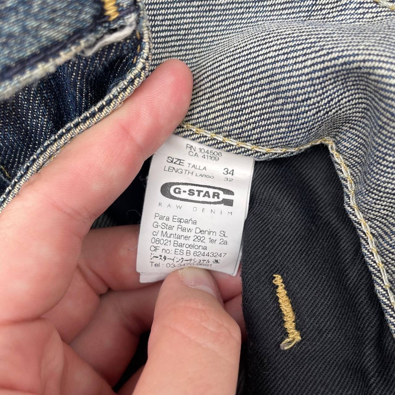 G-Star Vintage G-Star Raw 3301 Jeans Size W34xL32 Y2K 00s Size US 34 / EU 50 - 9 Thumbnail