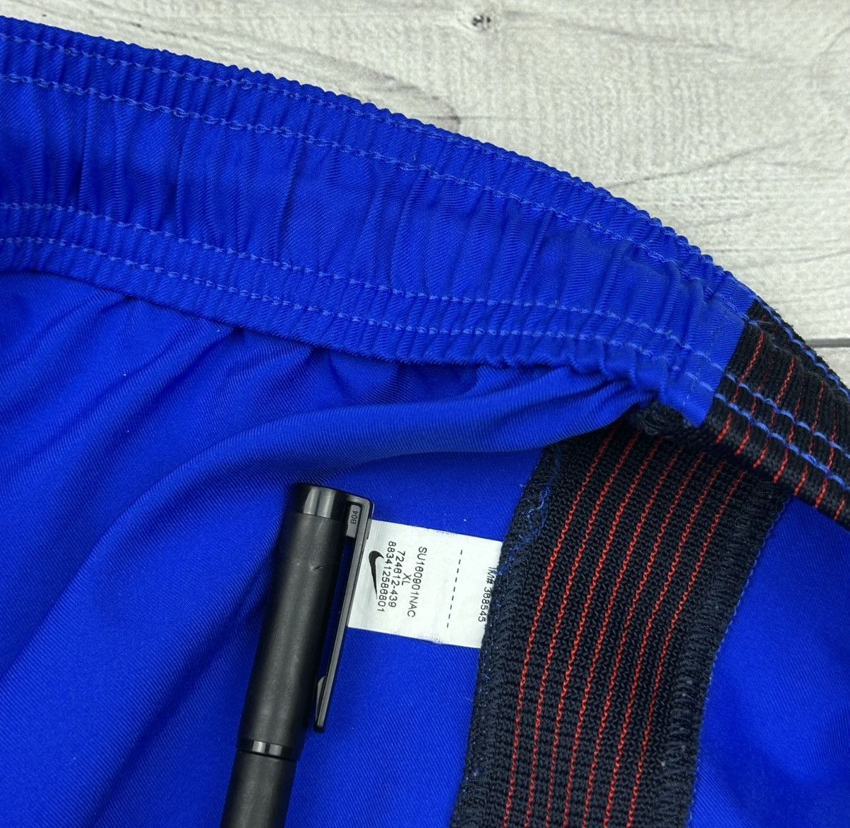 Nike FRANCE 2016 HOME FOOTBALL SOCCER SHORTS NIKE sz XL MEN BLUE Size US 36 / EU 52 - 8 Thumbnail