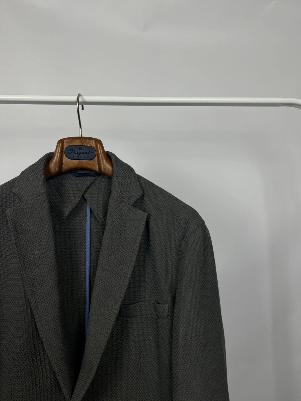 Brooks Brothers Brooks Brothers Milano Fit Half-Lined Knit Cotton Blazer Size 46R - 7 Thumbnail