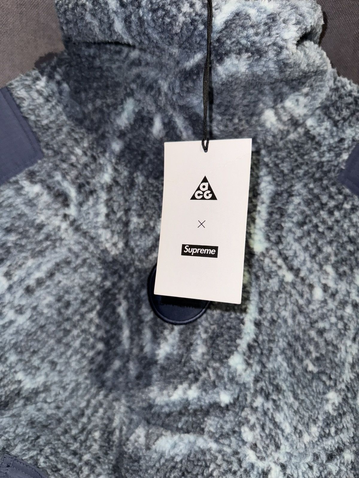 Nike ACG × Supreme Nike ACG Supreme Fleece Pullover Snakeskin Pattern Size US S / EU 44-46 / 1 - 3 Thumbnail